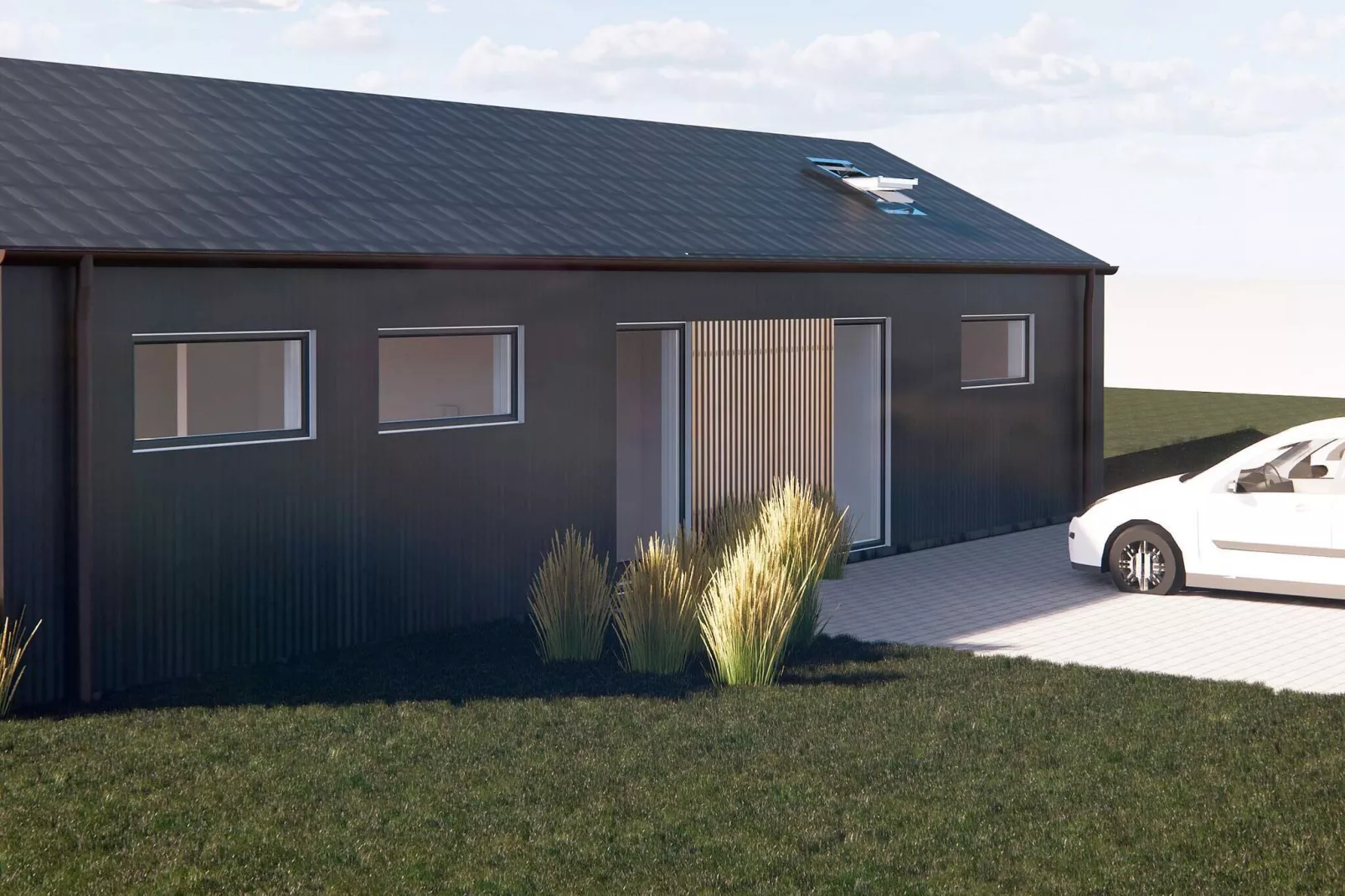 5 sterren vakantie huis in Børkop-By Traum-Buitenlucht
