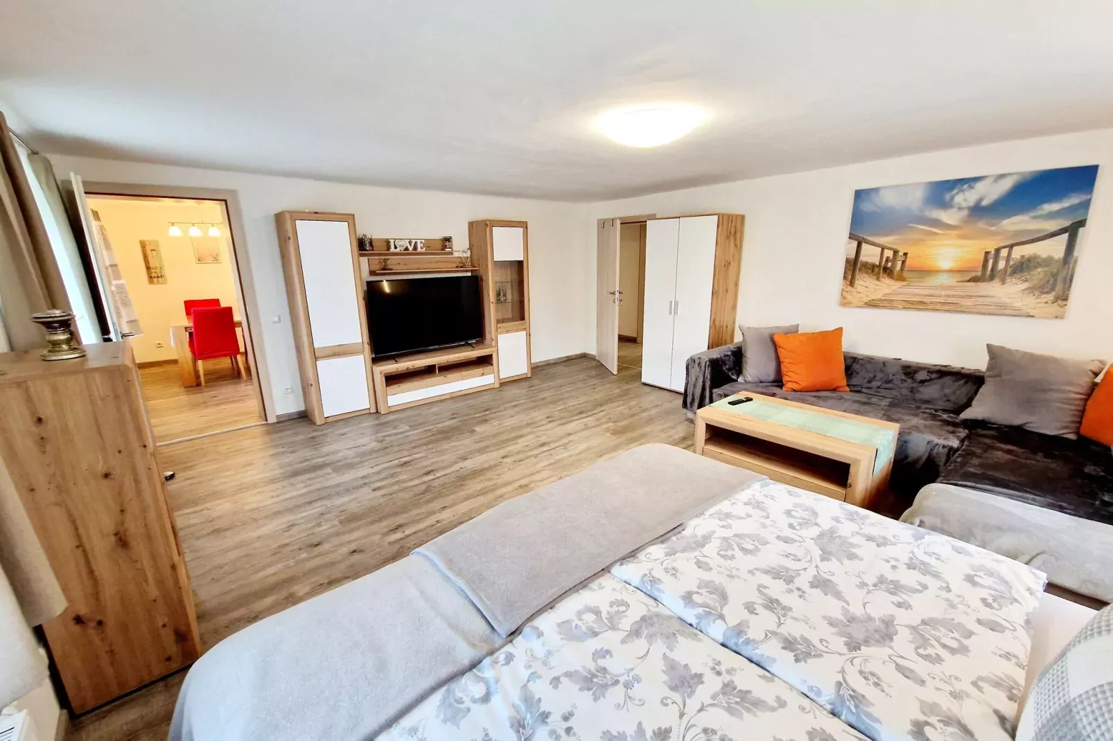 Bettinas Ferienwohnung OG-Slaapkamer