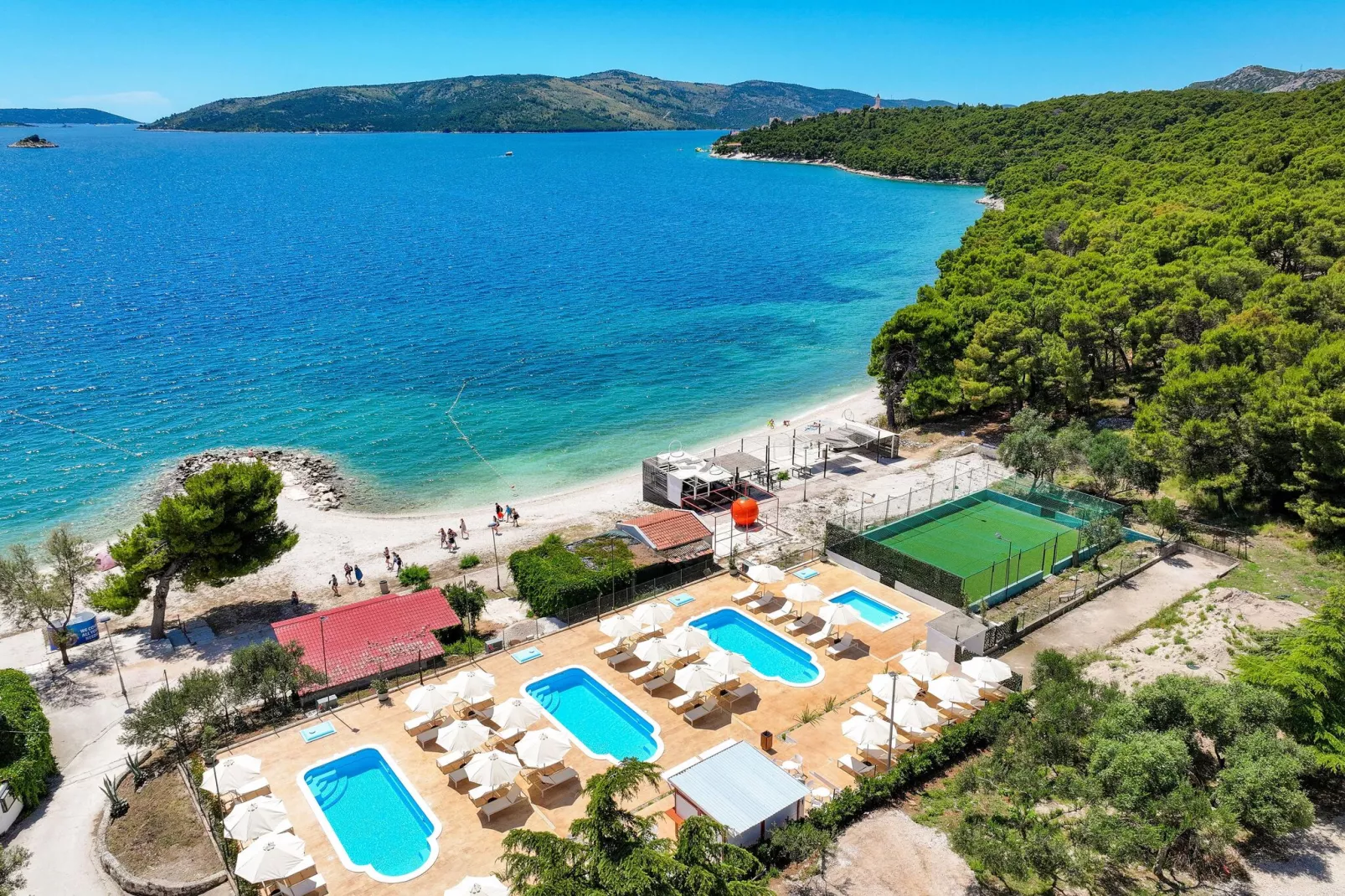 Apartments Medena Trogir - Seget Donji - A2plus2 Superior ca 42 qm für 4 Pers-Waterzicht