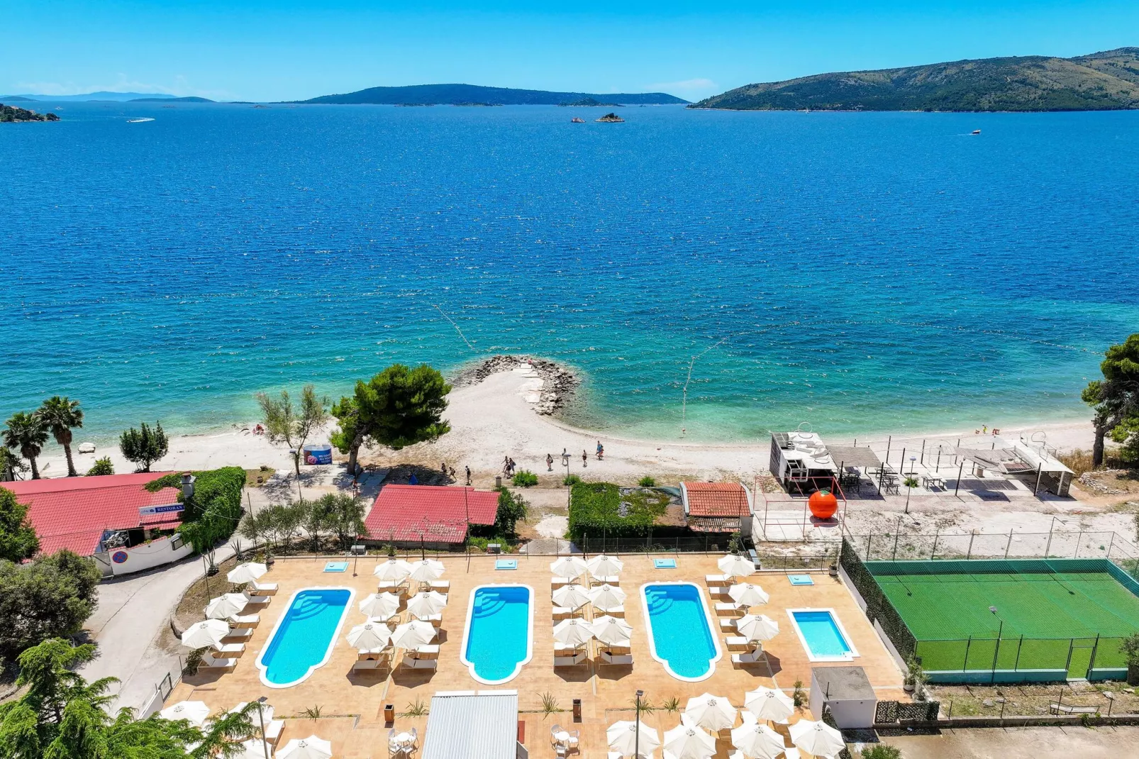 Apartments Medena Trogir - Seget Donji - A2plus2 Superior ca 42 qm für 4 Pers-Waterzicht