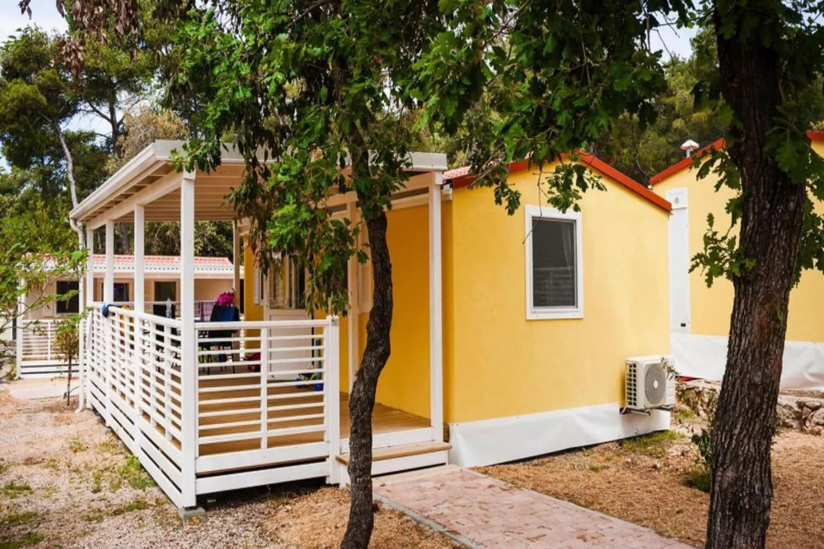 Mobile Homes in Camping Park Soline - Biograd - Type Dalmatia Plus-Buitenkant zomer