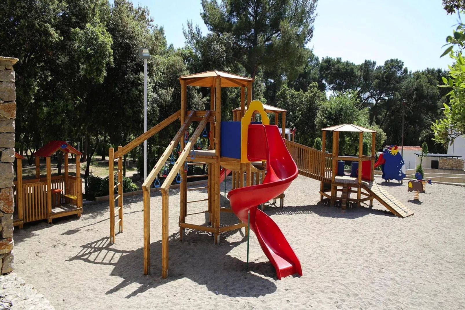 Mobile Homes in Camping Park Soline - Biograd - Type Dalmatia Plus-Tuinen zomer