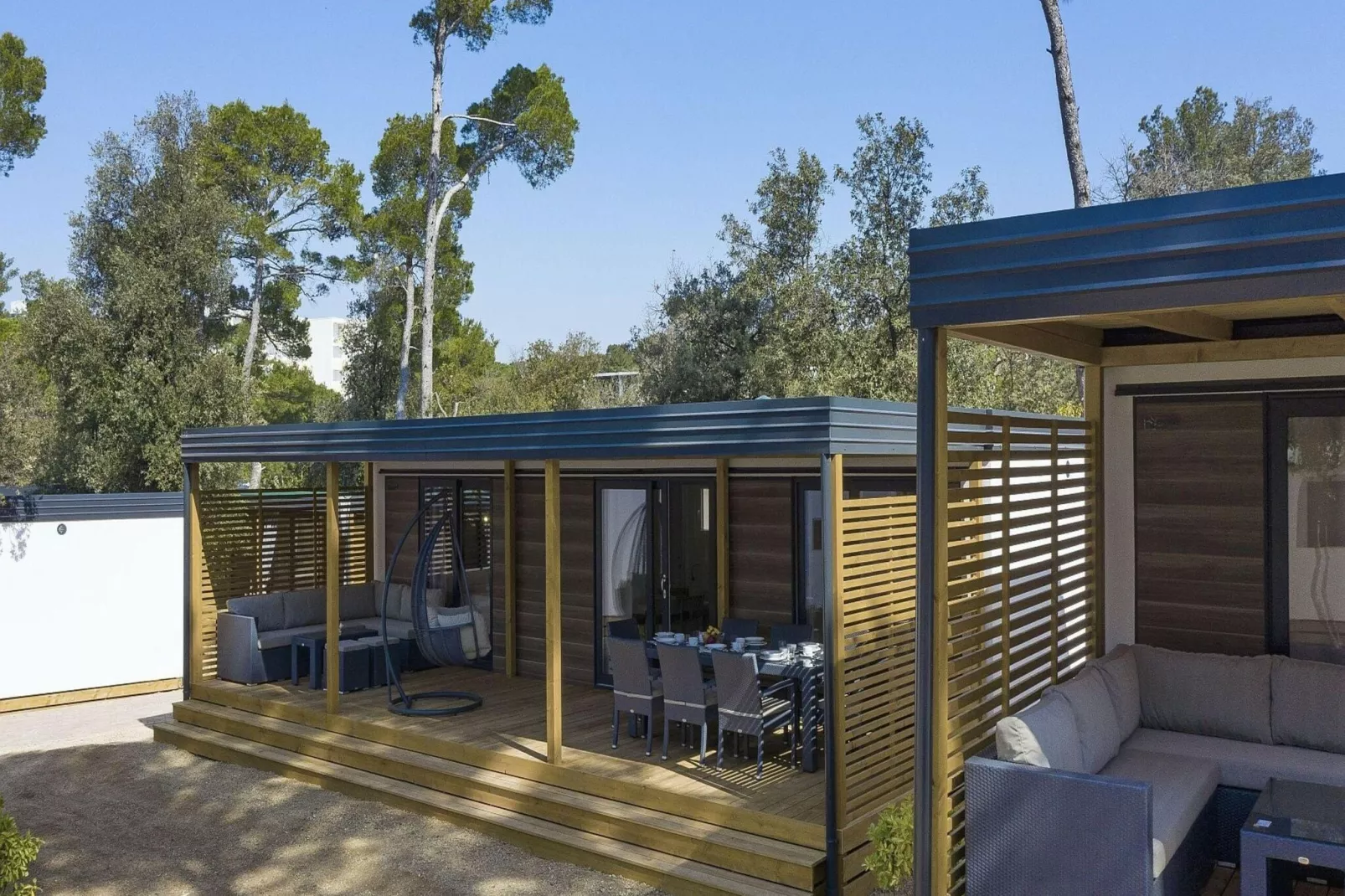 Mobile Homes in Camping Park Soline - Biograd - Type Glamping Family Deluxe-Buitenkant zomer