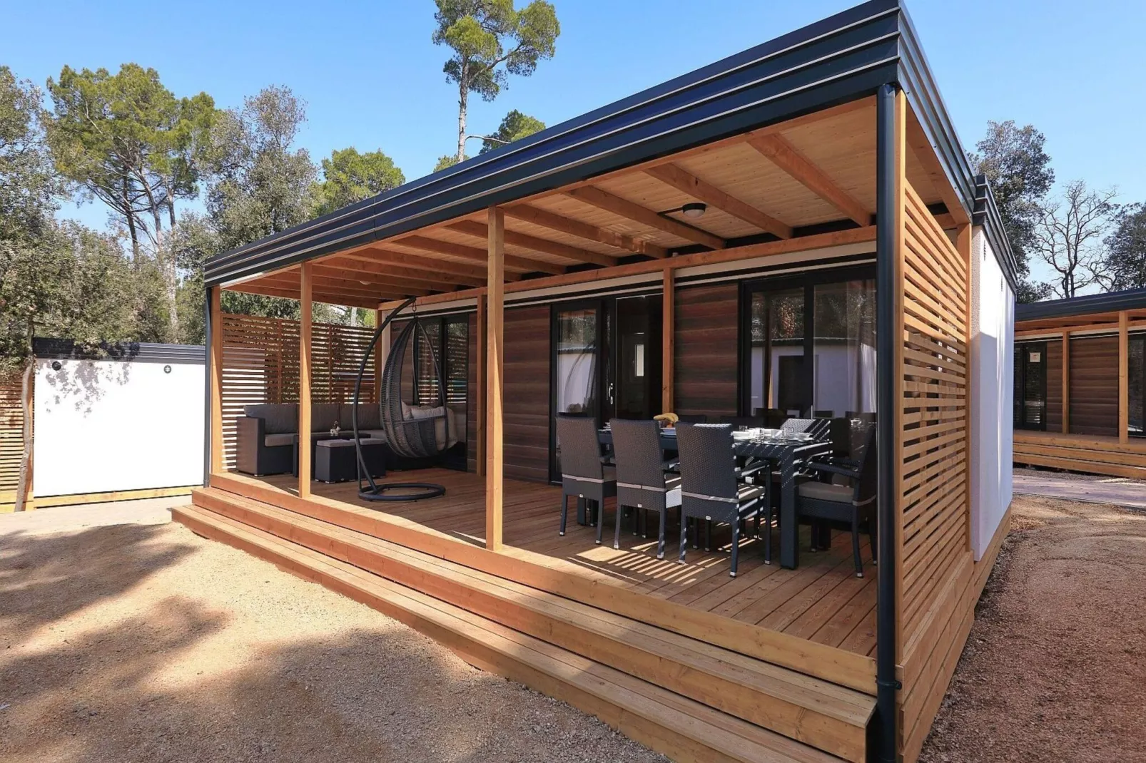 Mobile Homes in Camping Park Soline - Biograd - Type Glamping Family Deluxe-Buitenkant zomer