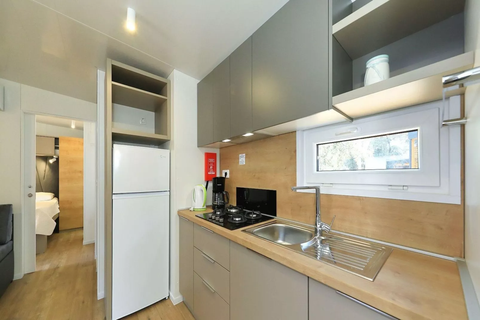 Mobile Homes in Camping Park Soline - Biograd - Type Glamping Family Deluxe-Keuken