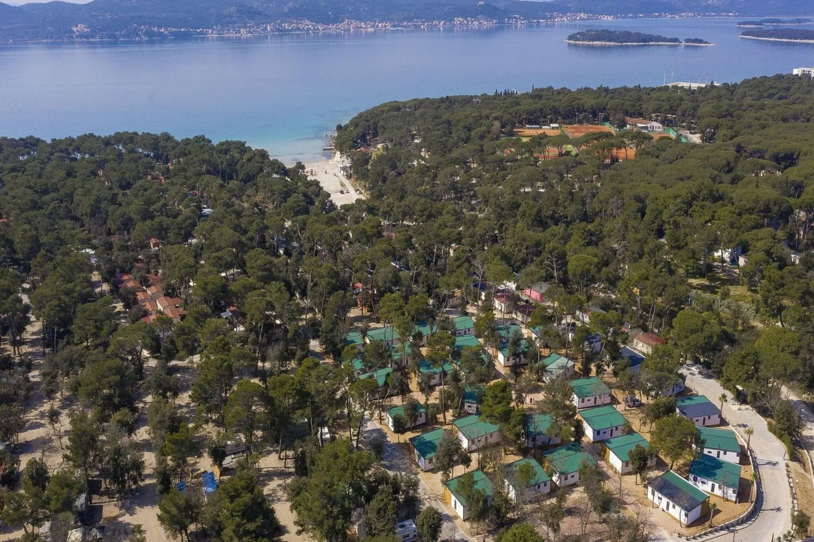 Mobile Homes in Camping Park Soline - Biograd - Type Glamping Family Deluxe-Gebieden zomer 1km