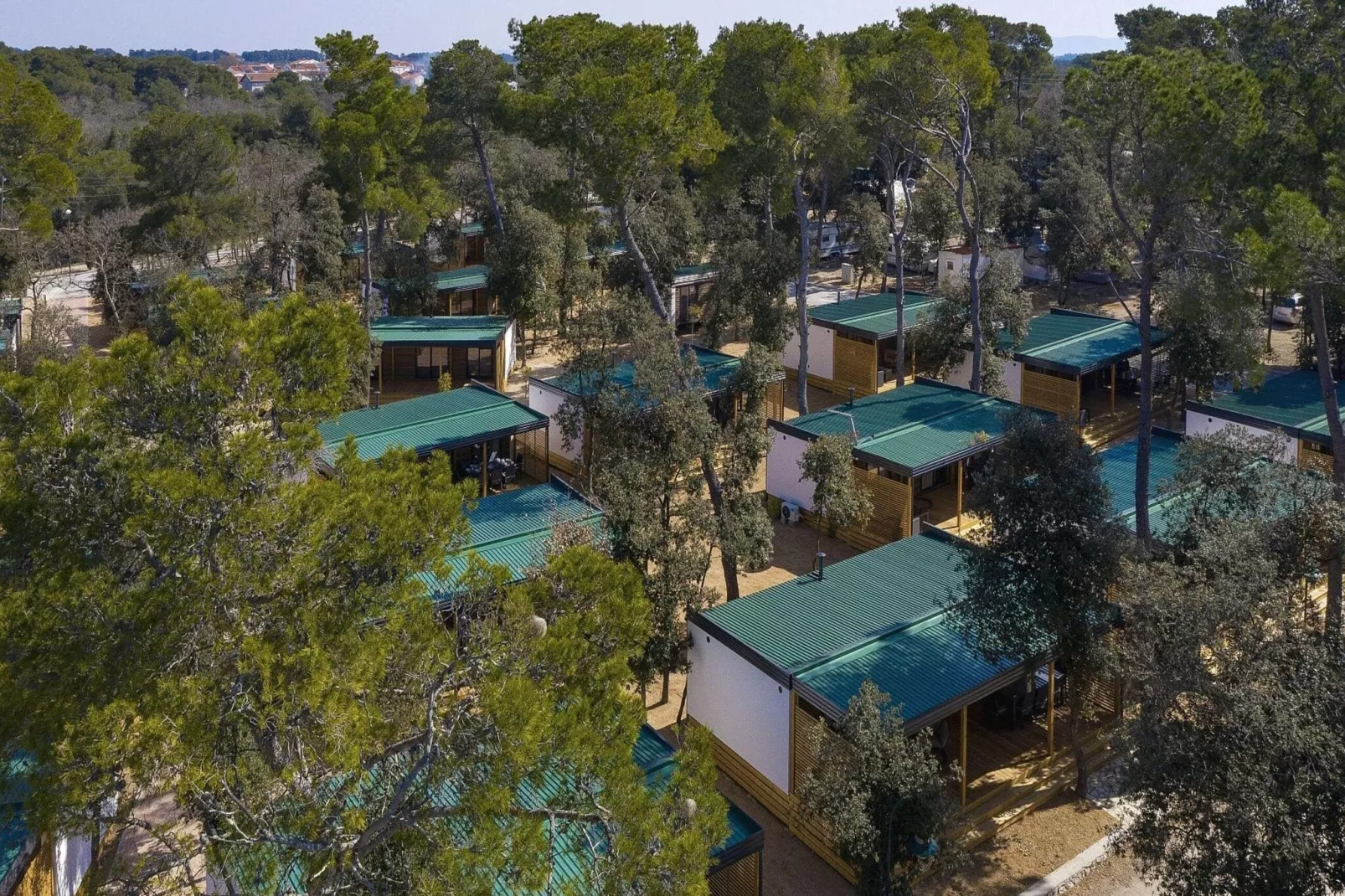 Mobile Homes in Camping Park Soline - Biograd - Type Glamping Family Deluxe-Gebieden zomer 1km