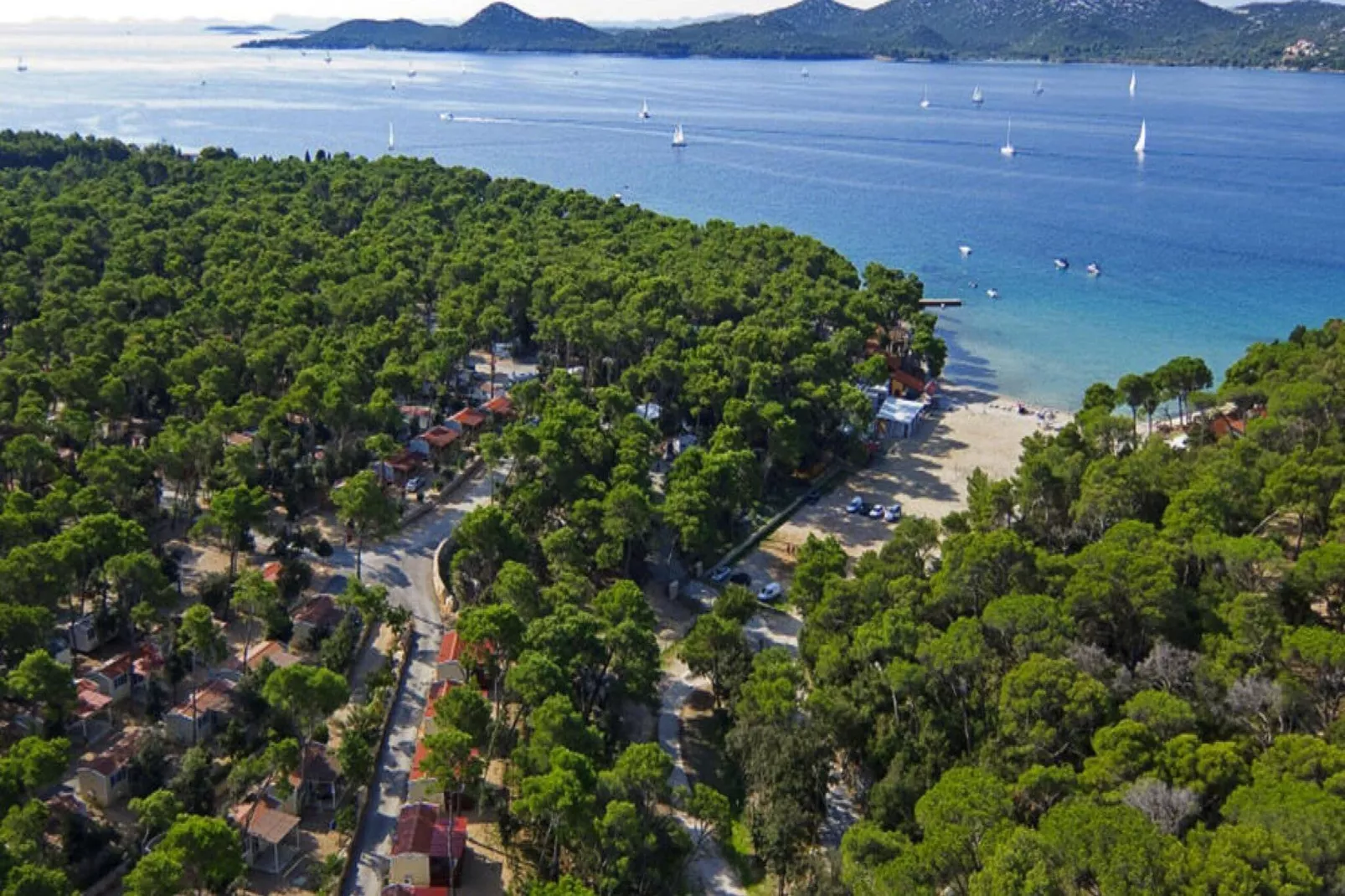Mobile Homes in Camping Park Soline - Biograd - Type Glamping Family Deluxe-Gebieden zomer 5km