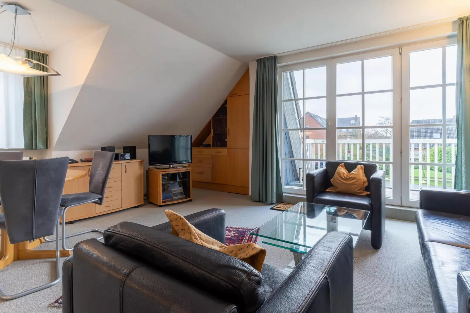 Haus Deichsfenne - Wohnung 4 / 3 Personen-Woonkamer