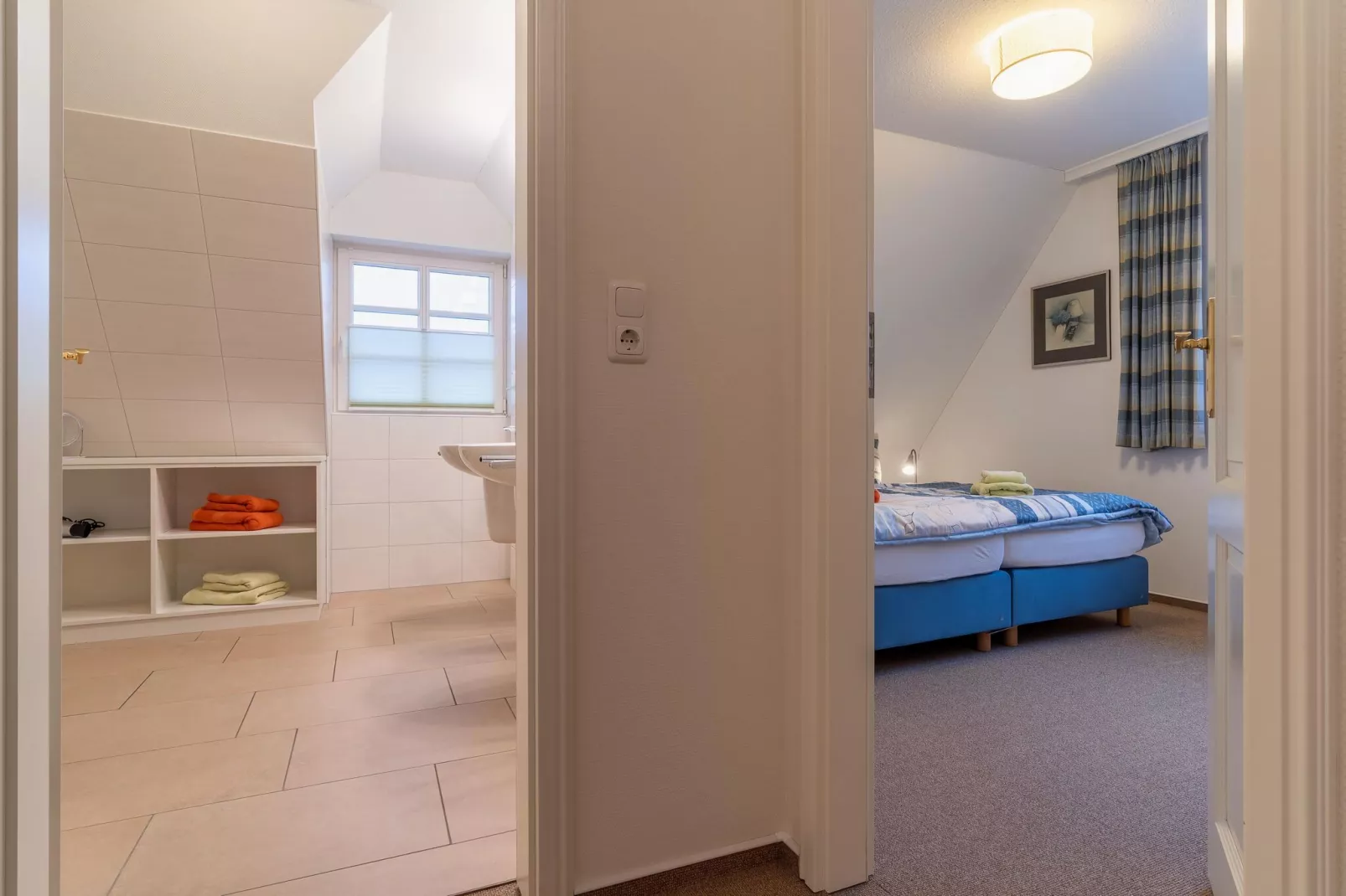 Doppelhaushälfte Meeblick St Peter-Ording - Slaapkamer