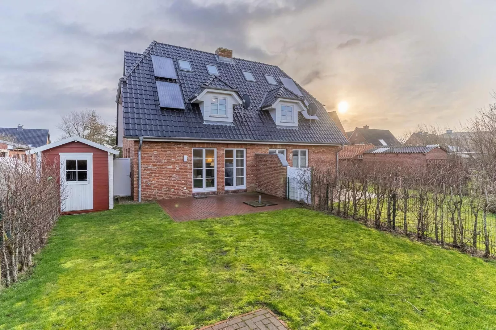 Doppelhaushälfte Meeblick St Peter-Ording - Tuinen zomer