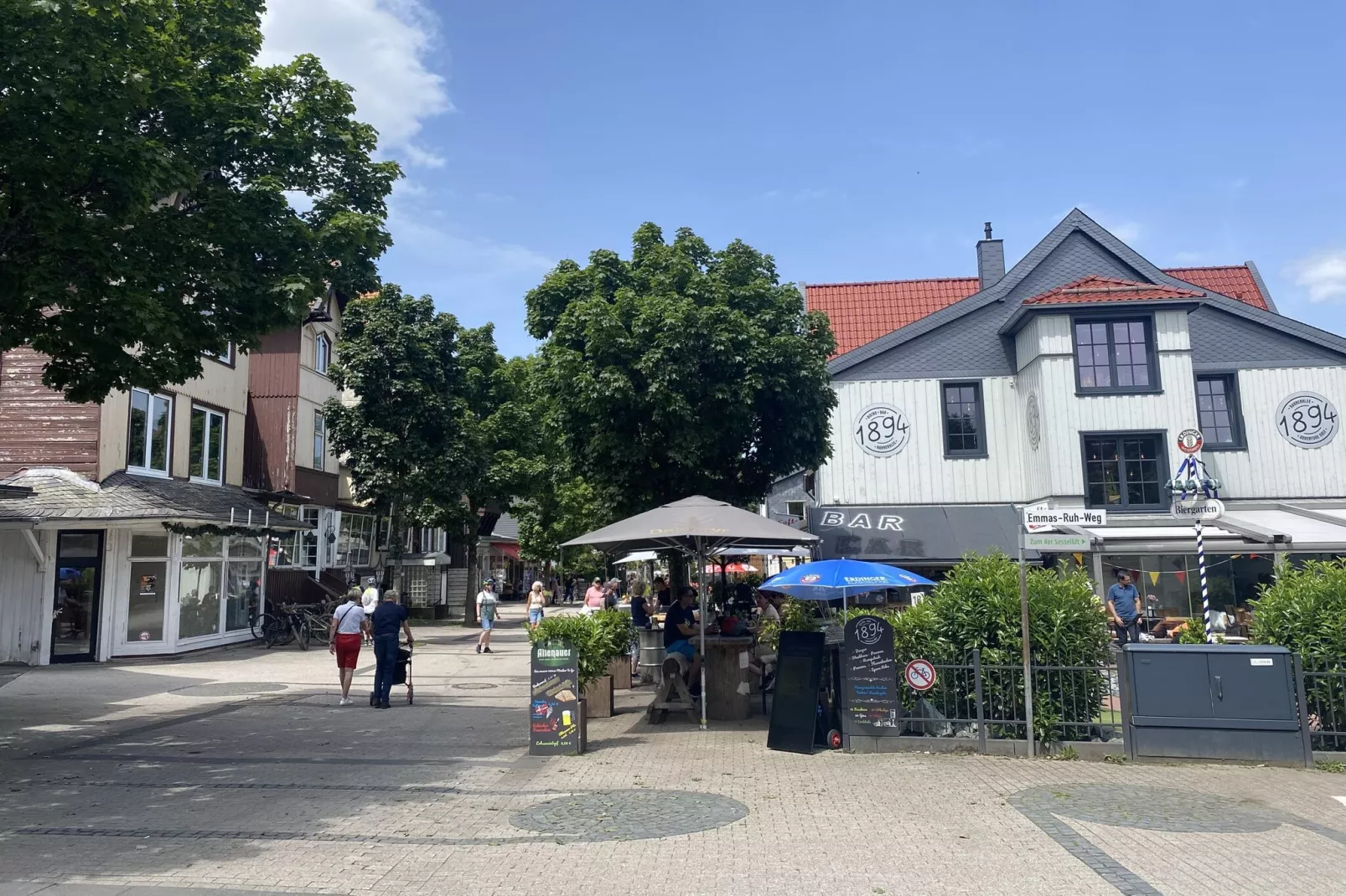 Fewo an der Seilbahn-Gebieden zomer 1km