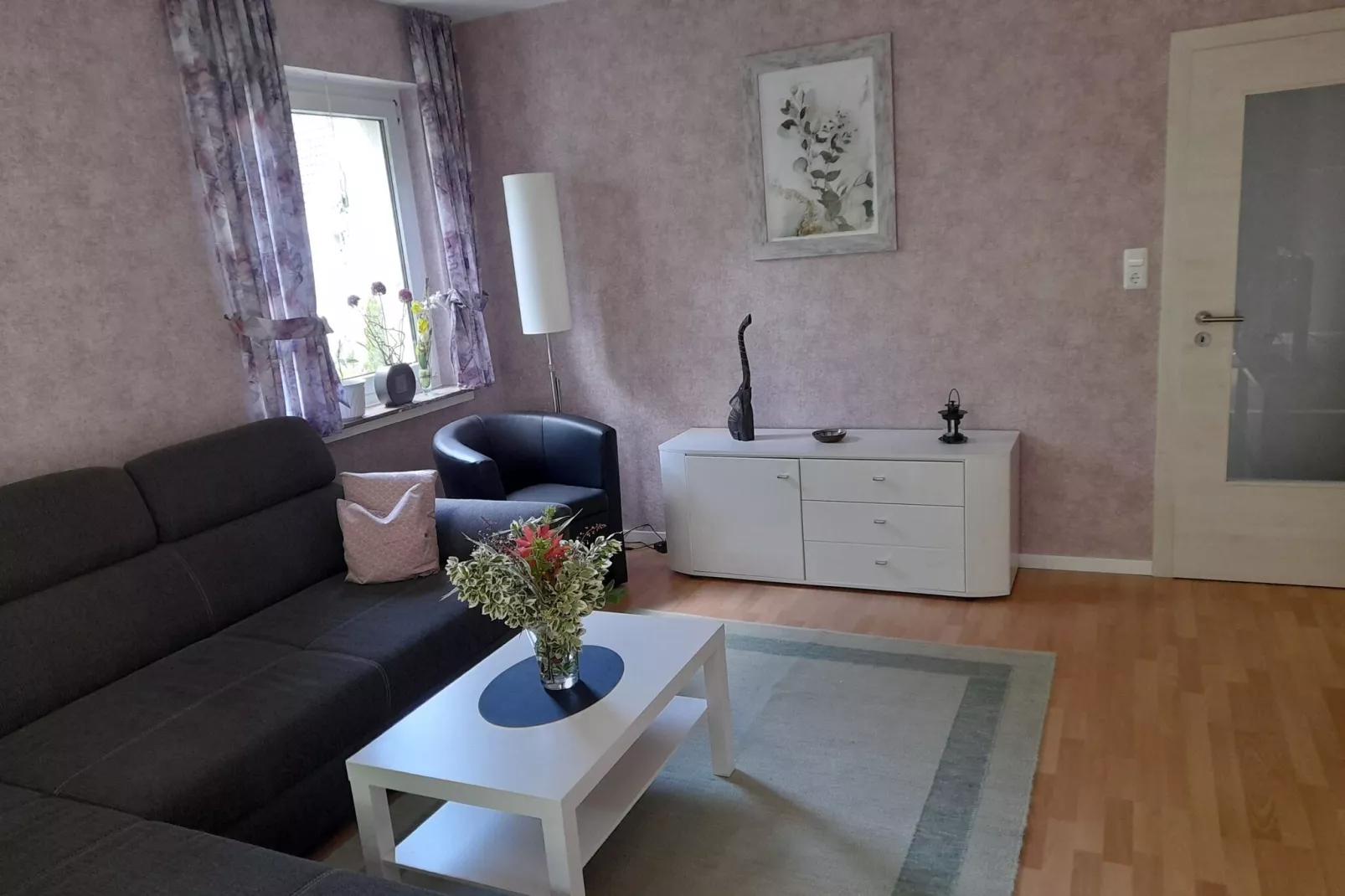 Ferienwohnung am Wald-Woonkamer