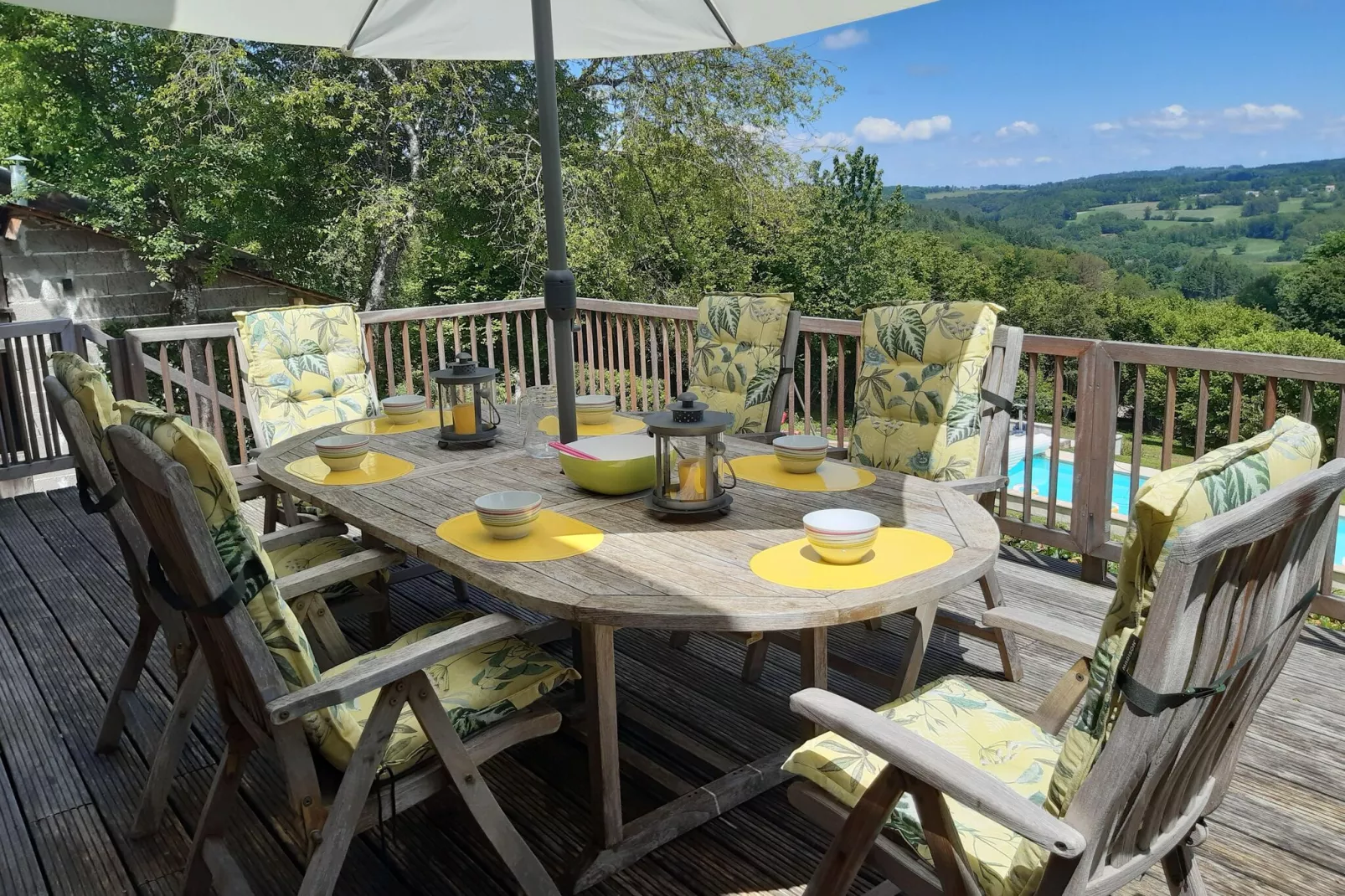 Maison de vacances Sussac-Terrasbalkon