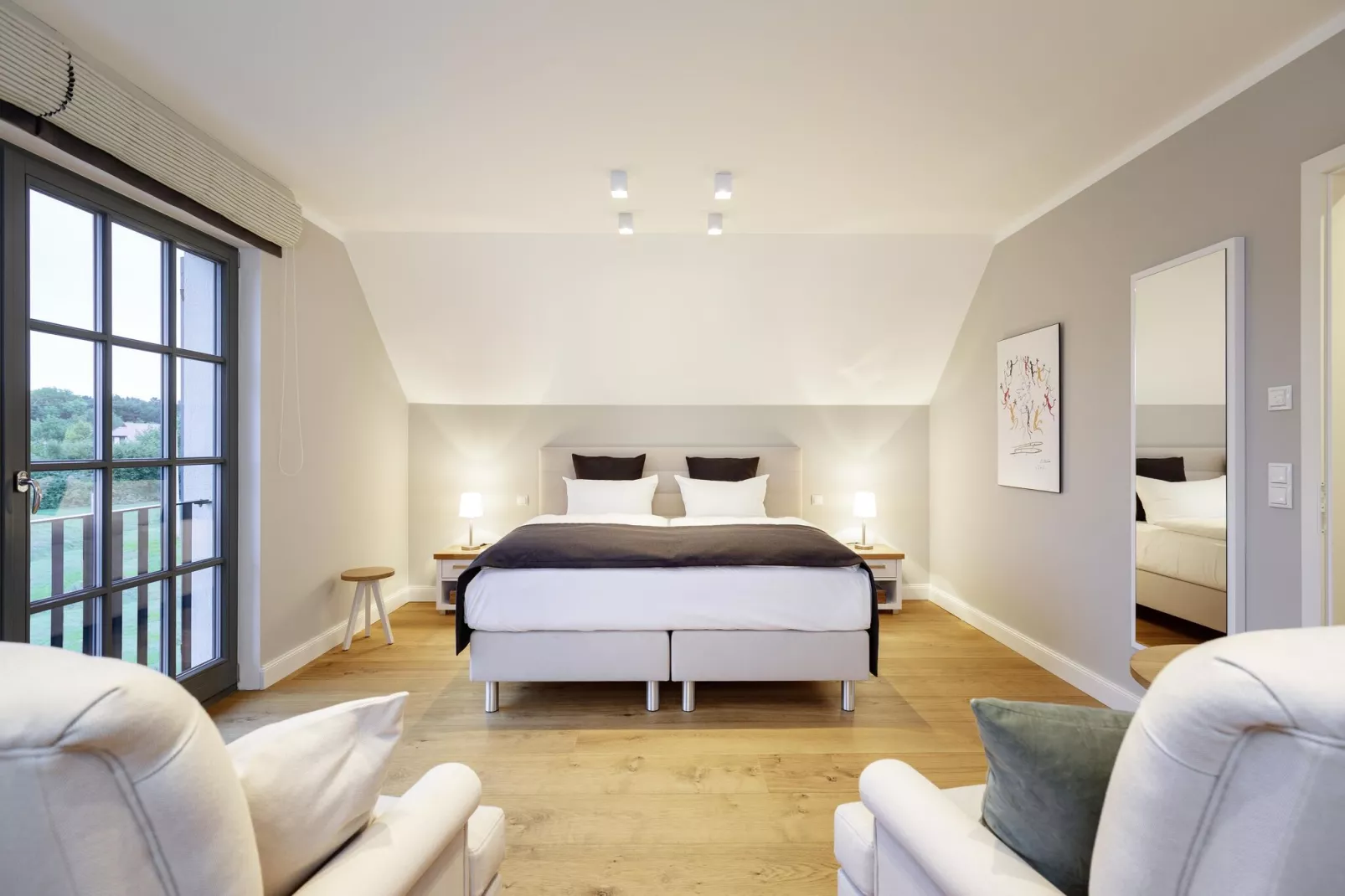 Reetvilla Superior 4 Personen-Slaapkamer