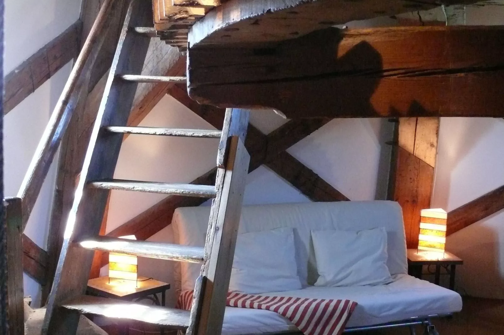 Mühle mit Charme-Slaapkamer