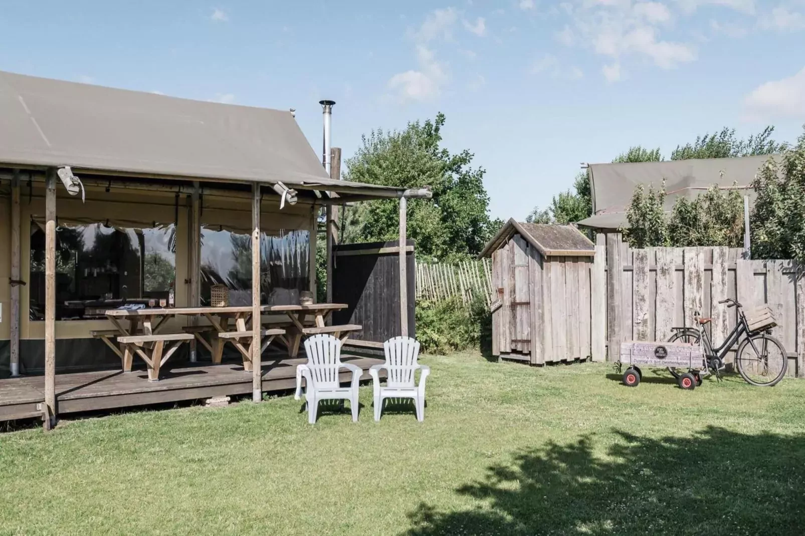 Wood Lodge - Duynpark-Buitenkant zomer