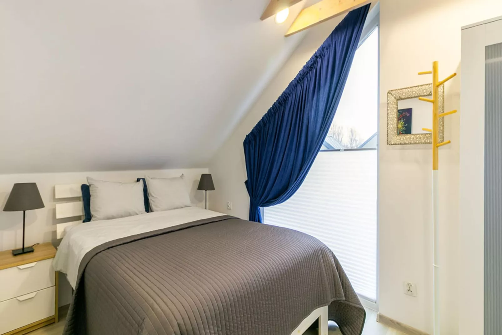 Domek Idealny 54 m2 Niechorze-Slaapkamer