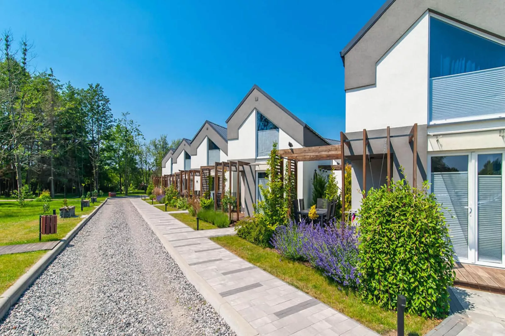 Domek Idealny 54 m2 Niechorze-Buitenkant zomer