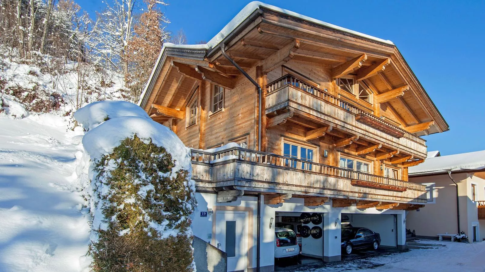 Idylle am Waldrand-Exterieur winter