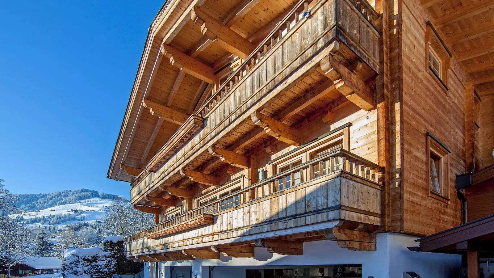 Idylle am Waldrand-Exterieur winter