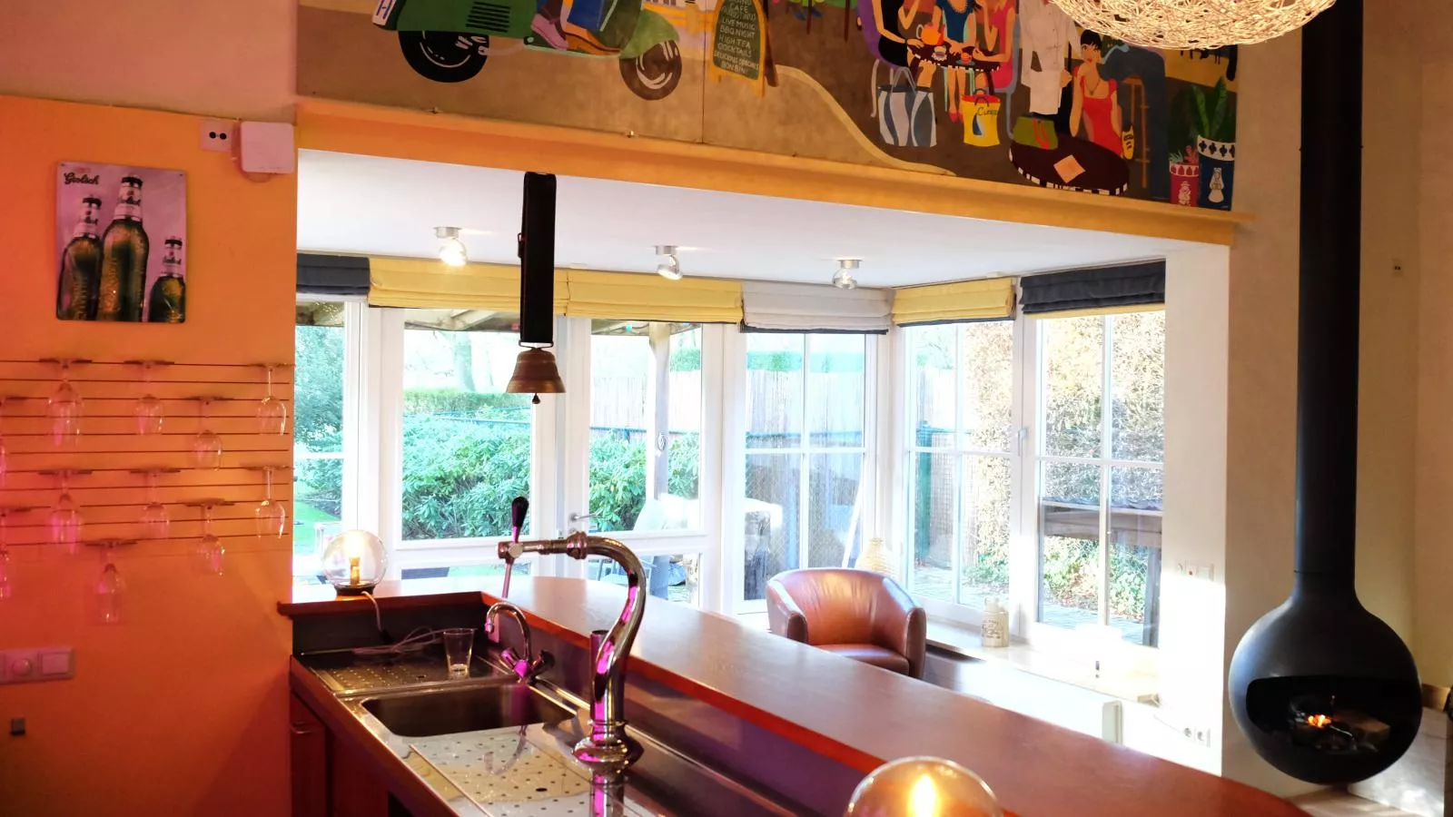 Wellnesshuisje Kalheupink-Keuken
