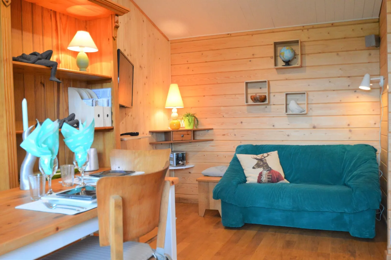 Le Chalet de Bioul-Woonkamer