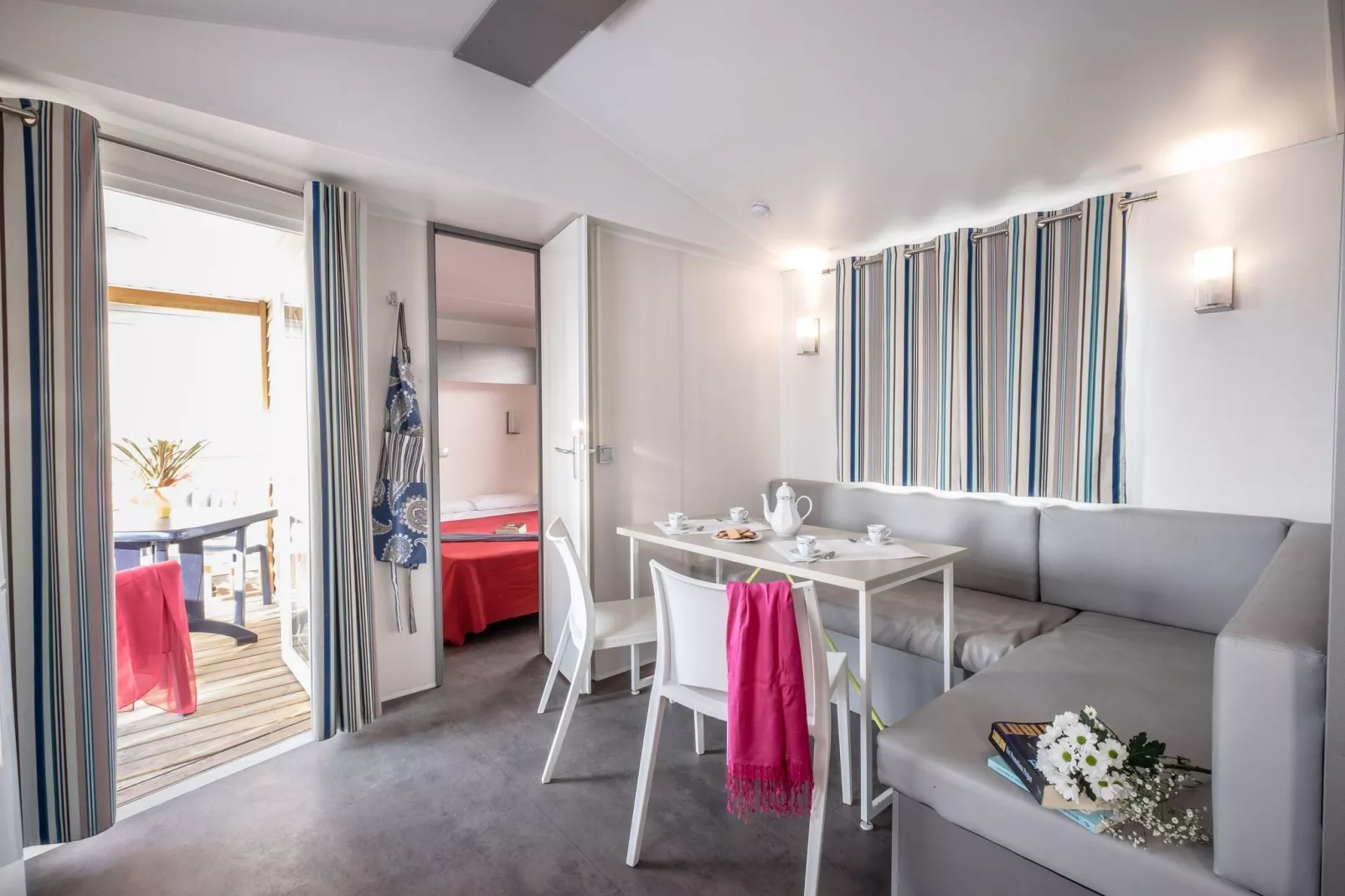 CAMPING ESTIVAL VENDRELL PLATJA MOBILE HOME 4/5-Woonkamer