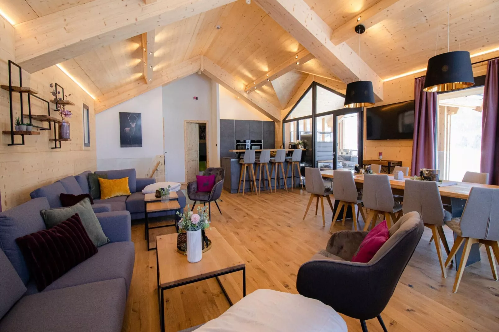 Bergresort Hauser Kaibling 6-Woonkamer