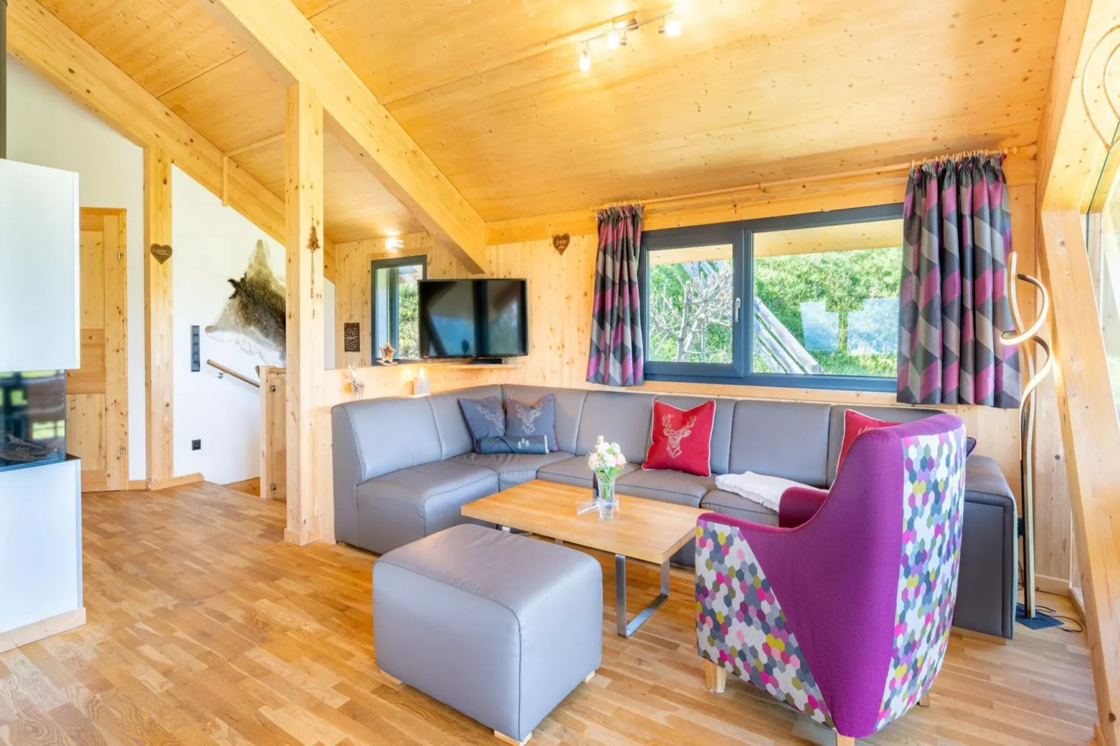 Alpenchalets Reiteralm 4-Woonkamer