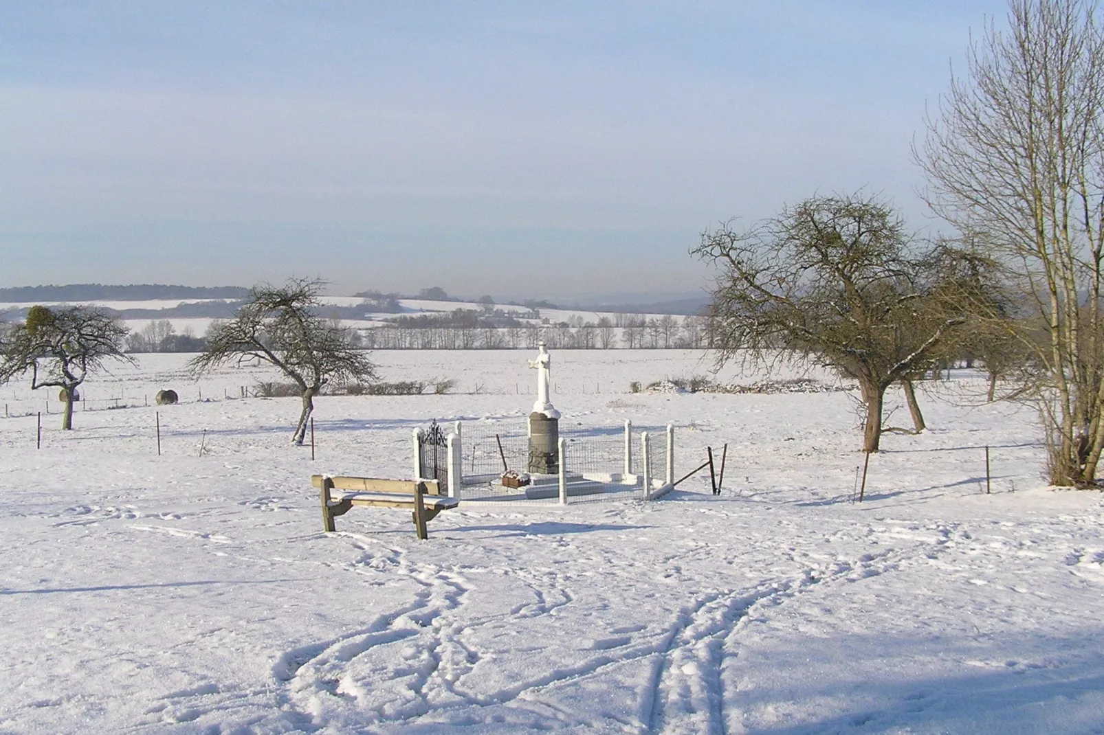 La Ferme d'Amélie-Gebied winter 1km