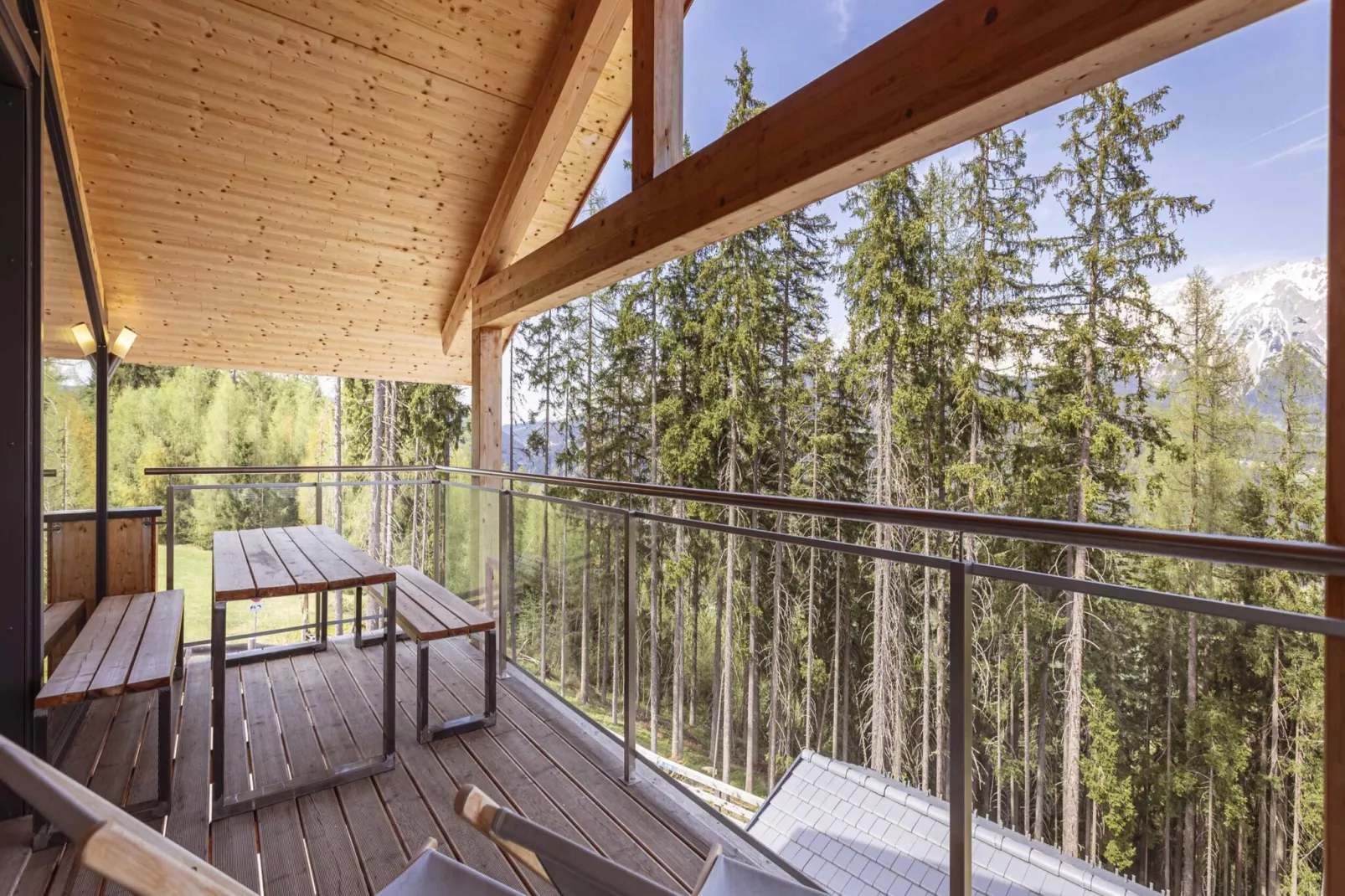 Alpenchalets Reiteralm 5-Terrasbalkon