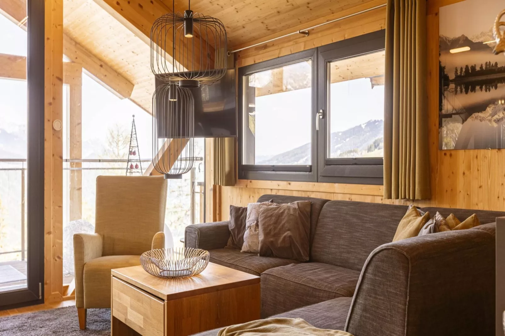 Alpenchalets Reiteralm 6-Woonkamer