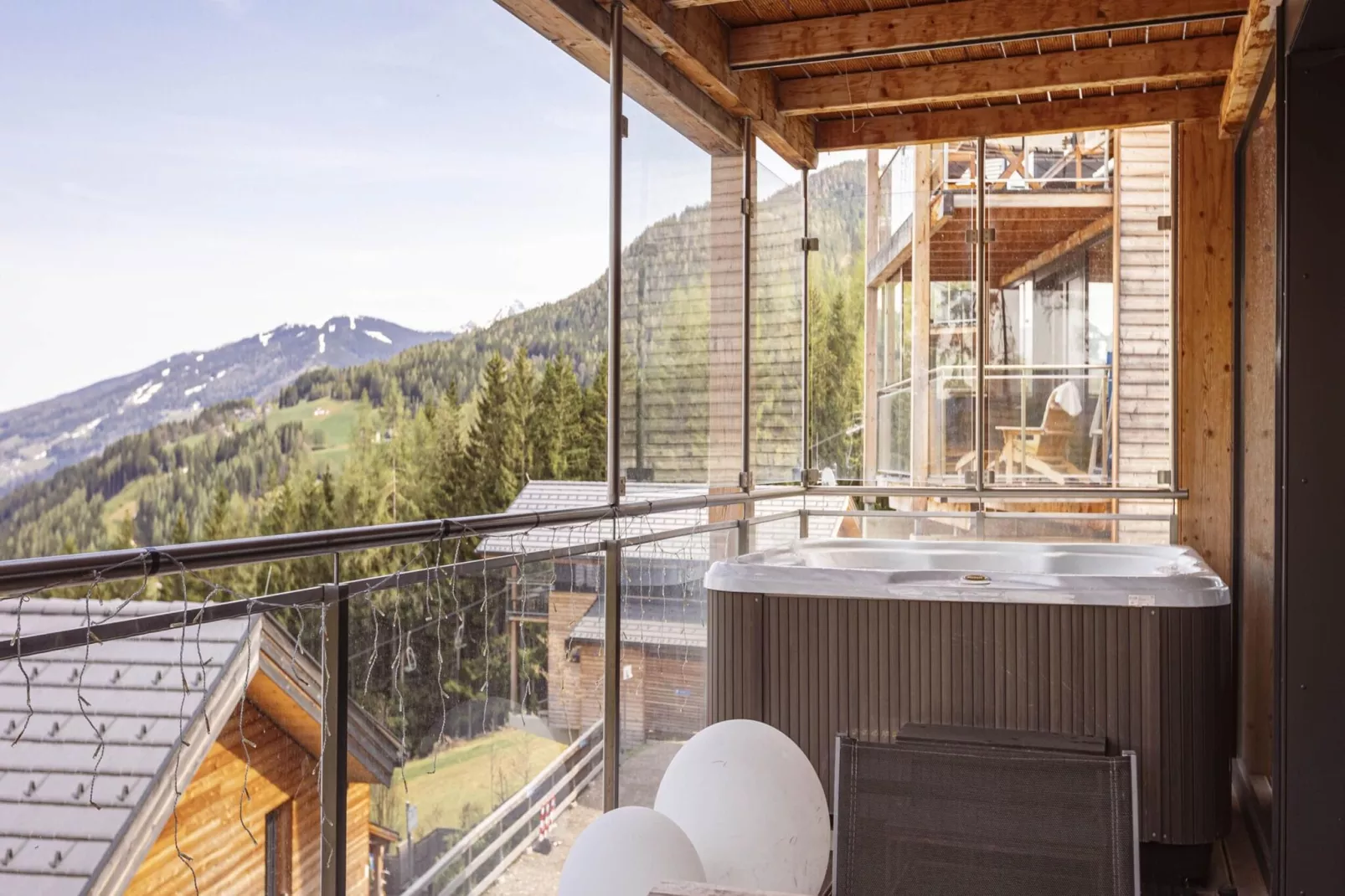 Alpenchalets Reiteralm 6-Terrasbalkon