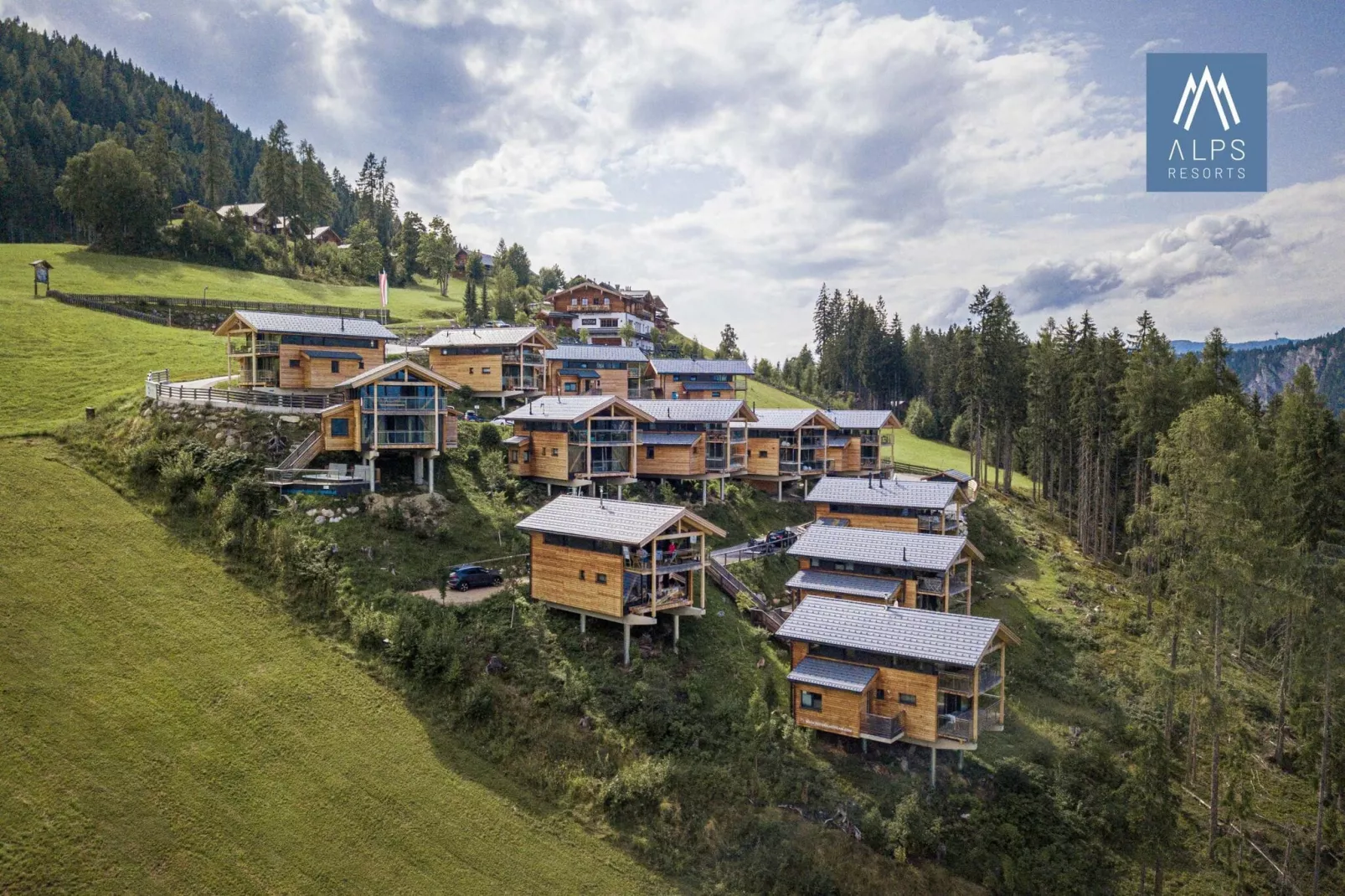 Alpenchalets Reiteralm 13a-Buitenkant zomer