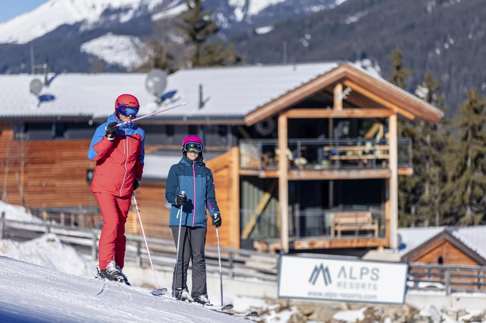 Alpenchalets Reiteralm 13a-Gebied winter 1km