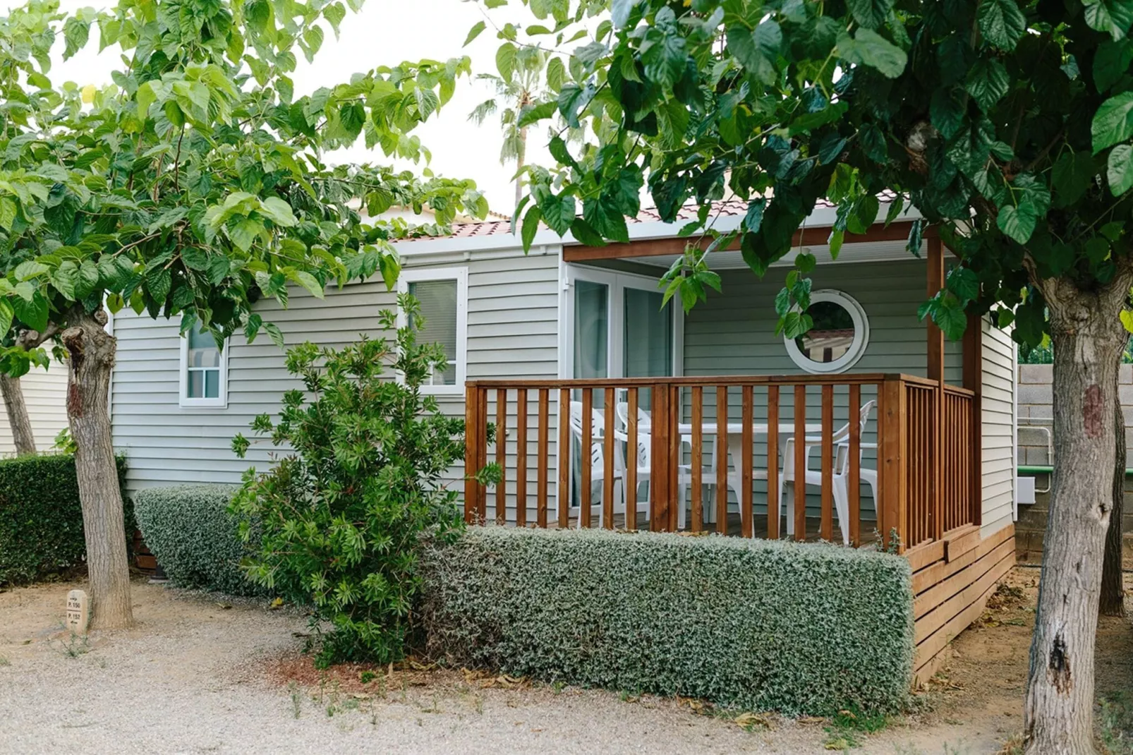 La Llosa Mobile Home- Costa Dorada-Buitenkant zomer