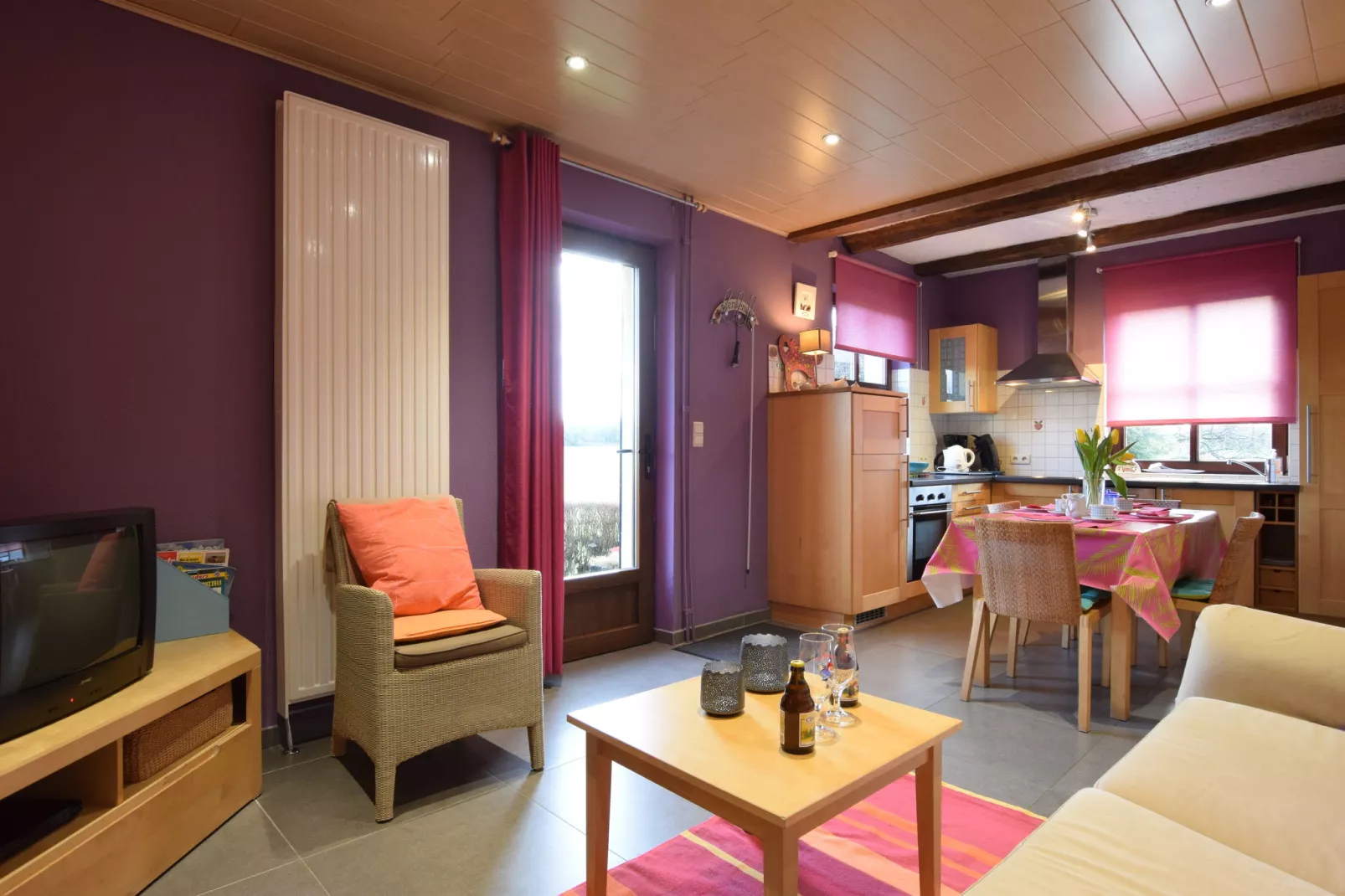 Le Gîte des Grands Prés-Woonkamer