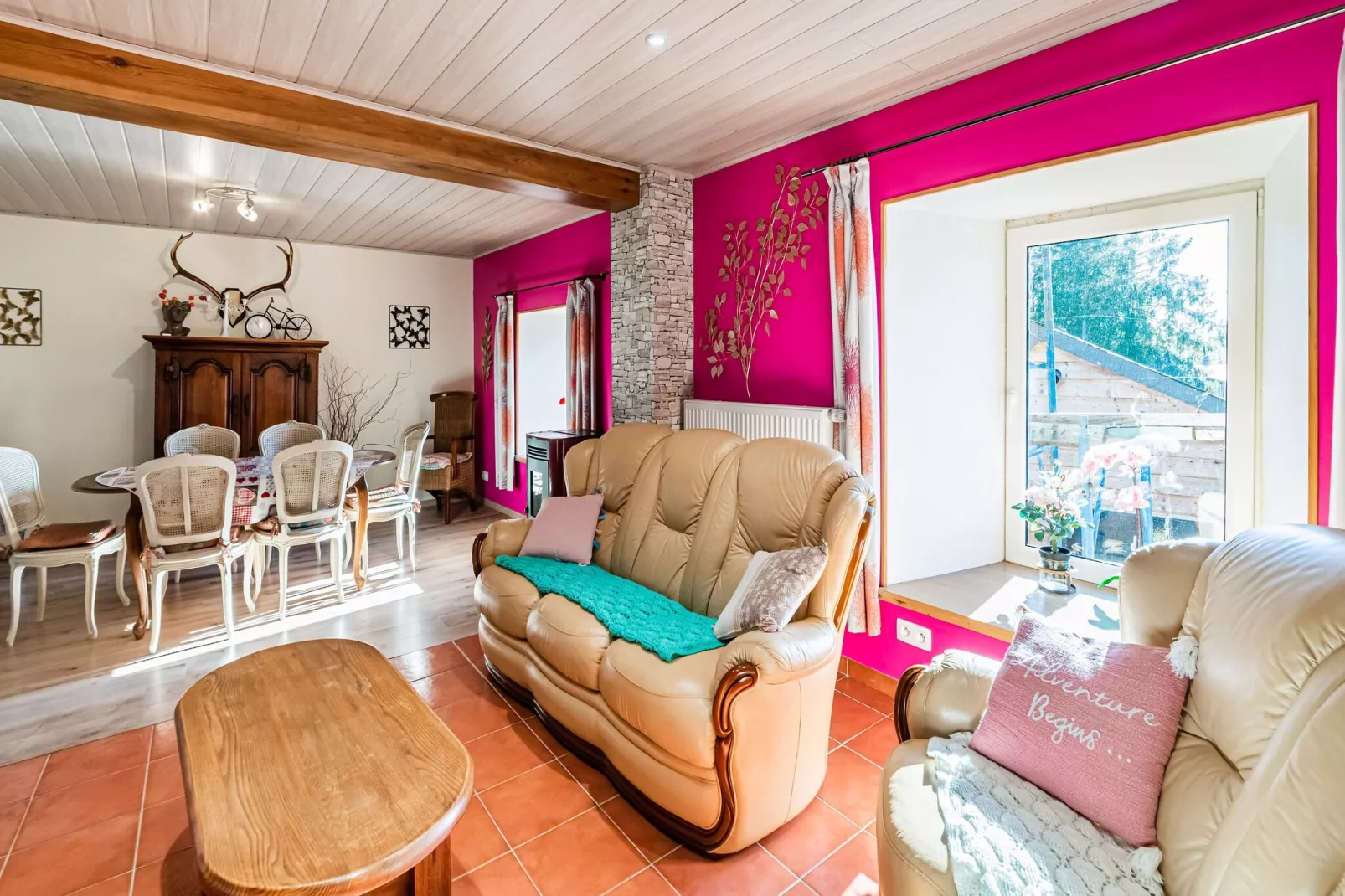 Au Vieux Puits-Woonkamer