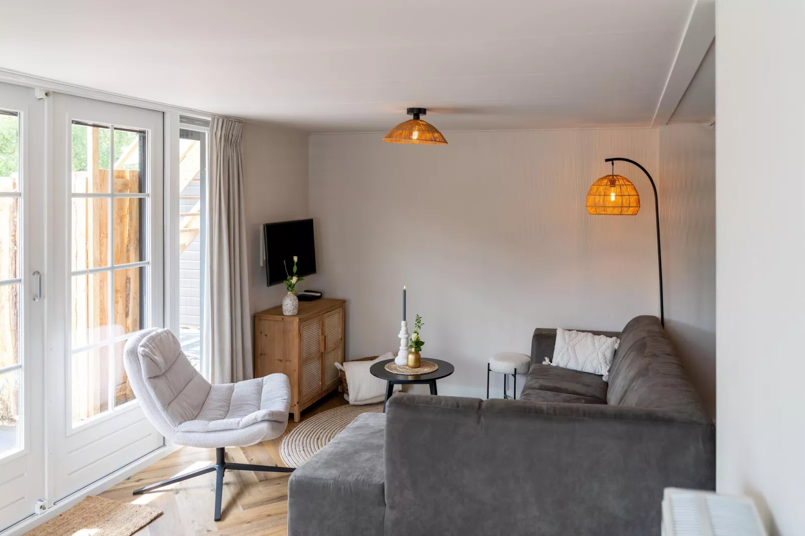 Luxe vakantiehuis Veluwe met Wellness-Woonkamer