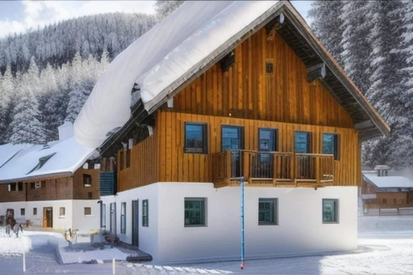 Luxery Salzkammergut Studio Comfort F-Exterieur winter