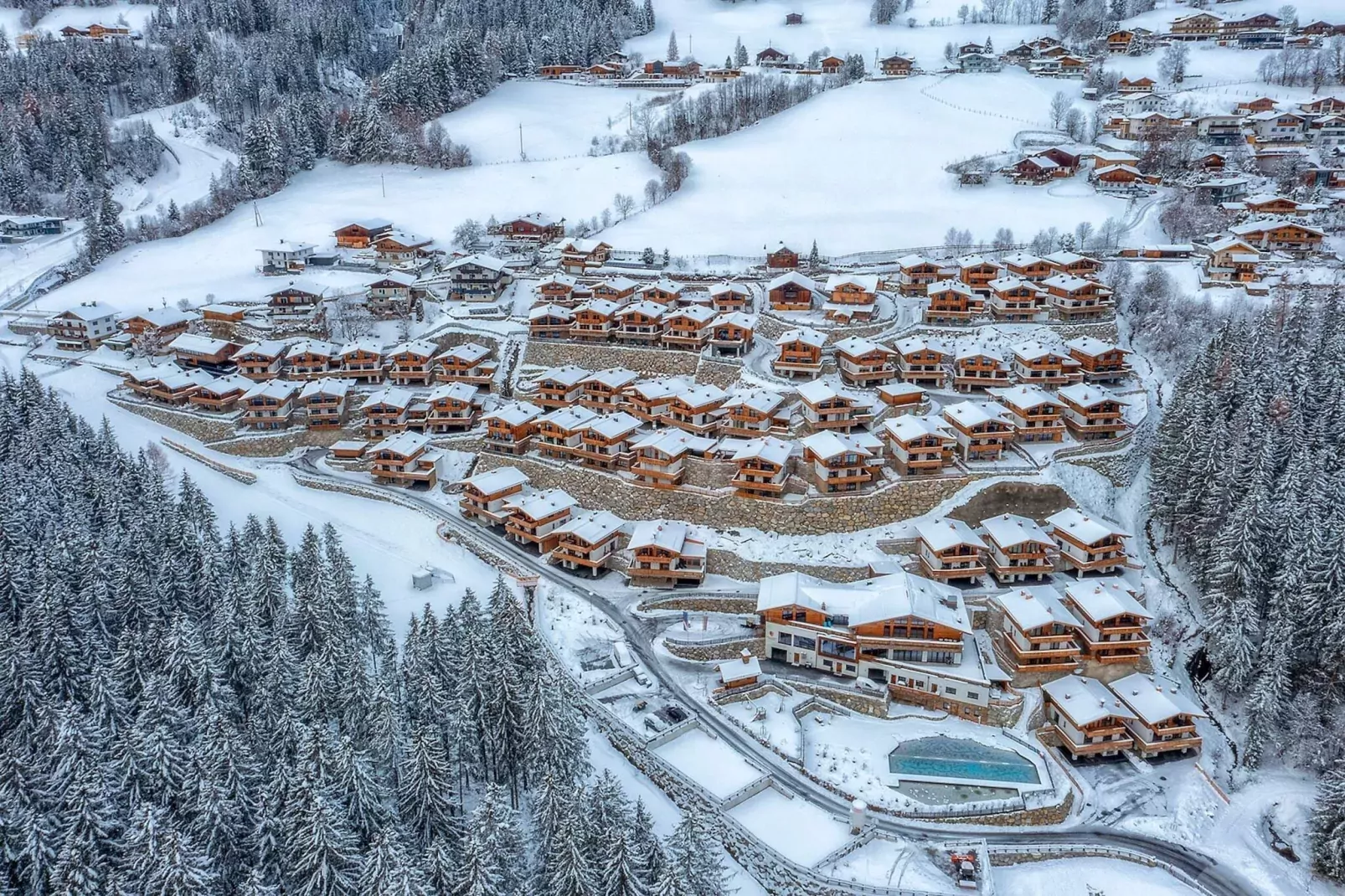 Nationalpark Chalet Goldbergspitze-Exterieur winter