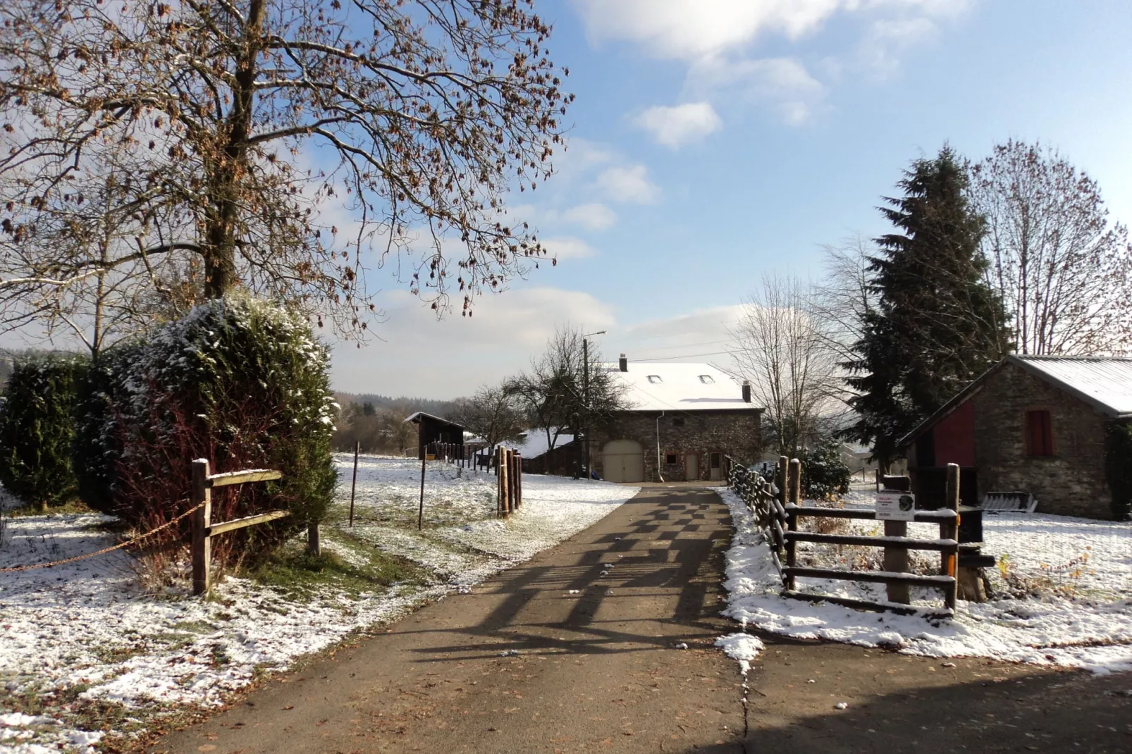 Gite la Randonnee-Gebied winter 1km