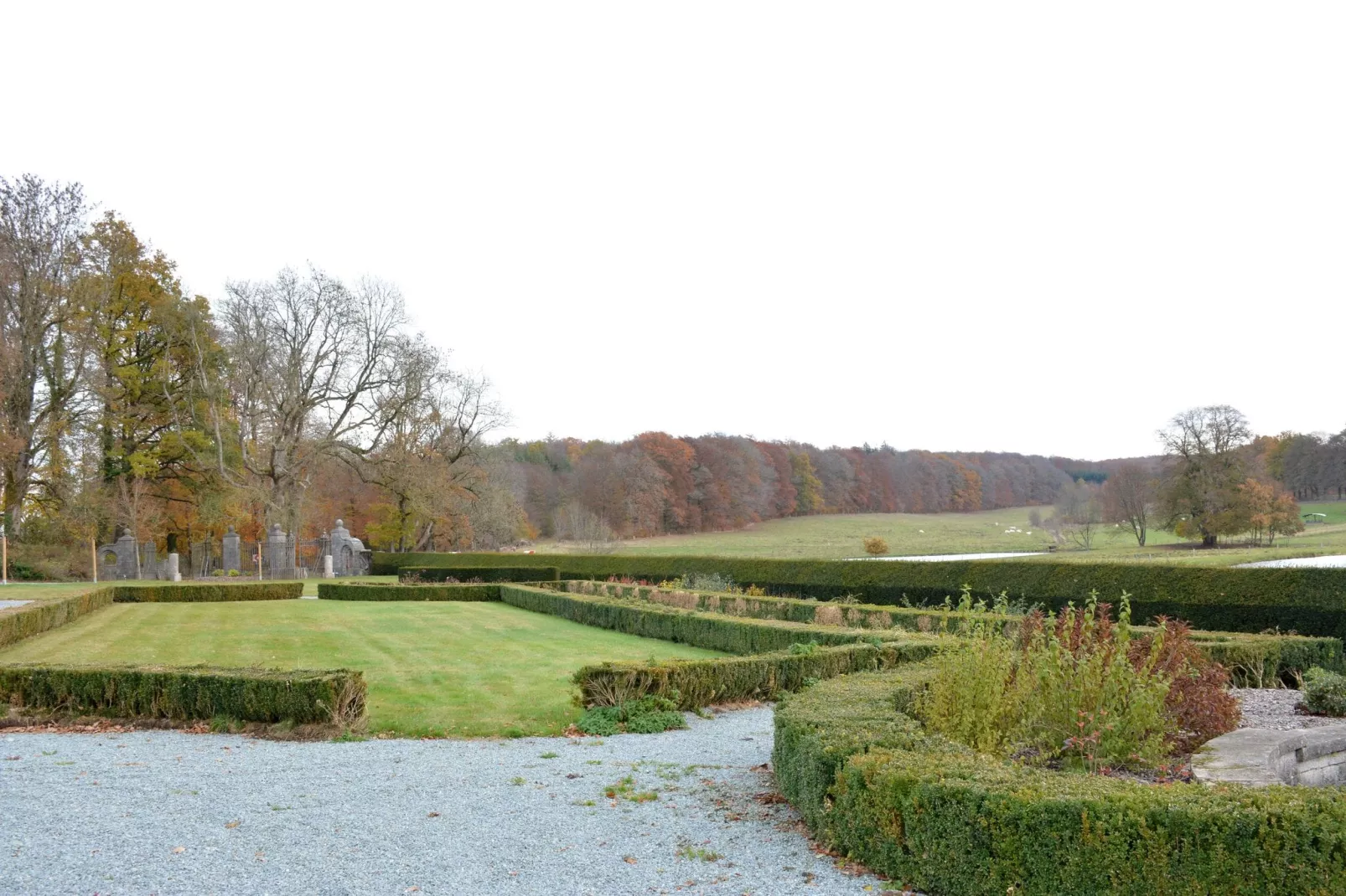 Château de Freux-Tuinen zomer