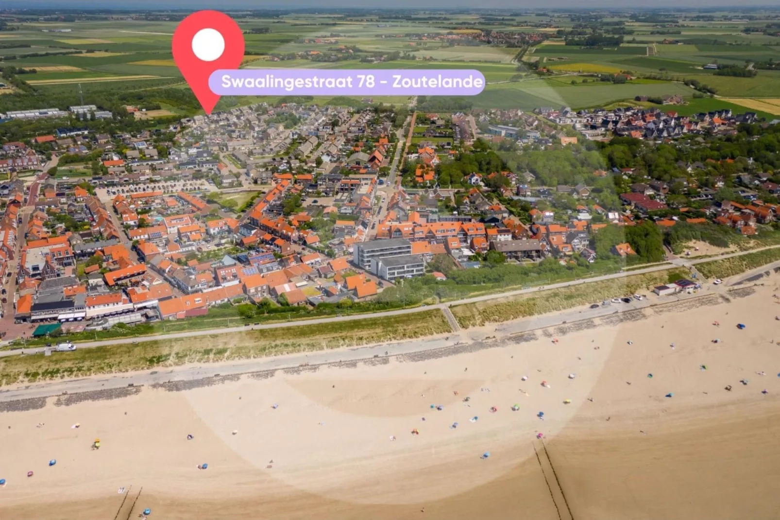 Studio 'De Zandhut' - Swaalingestraat 78  Zoutelande-Gebieden zomer 1km