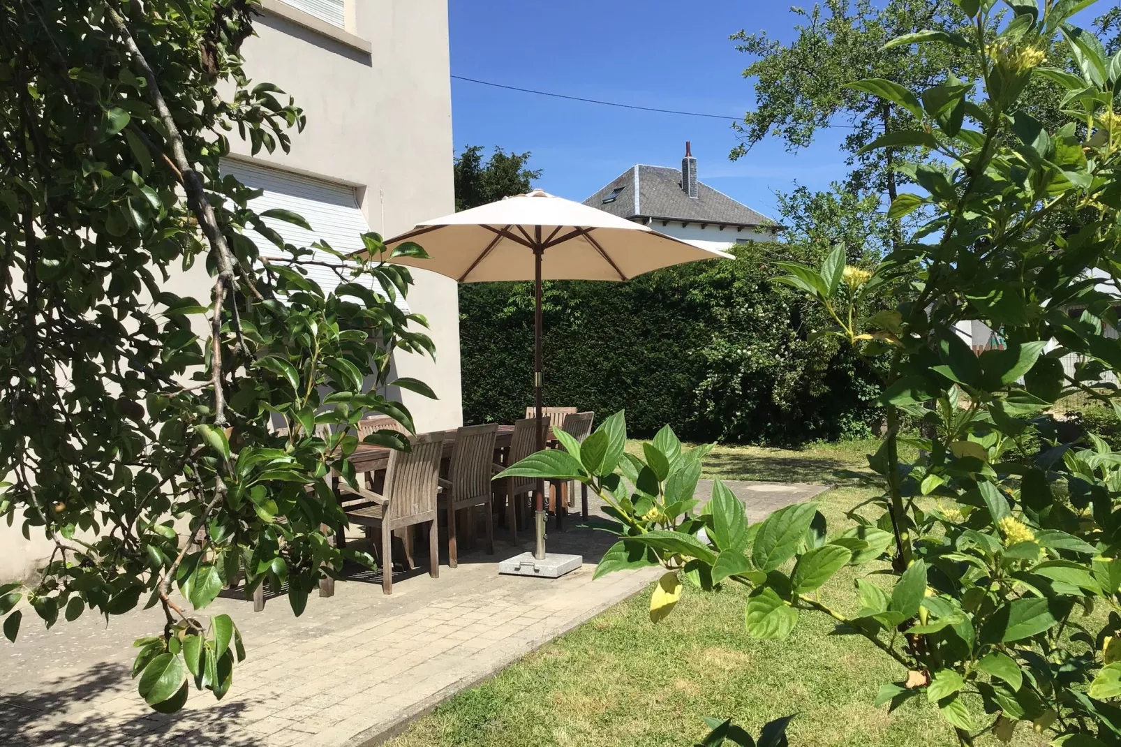 Le Pré en Bulles-Terrasbalkon