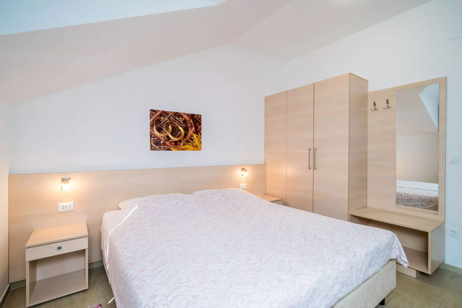 Villa Samba - Comfort One Two-Bedroom Apartment with Balcony and Sea View - gasi se-Slaapkamer