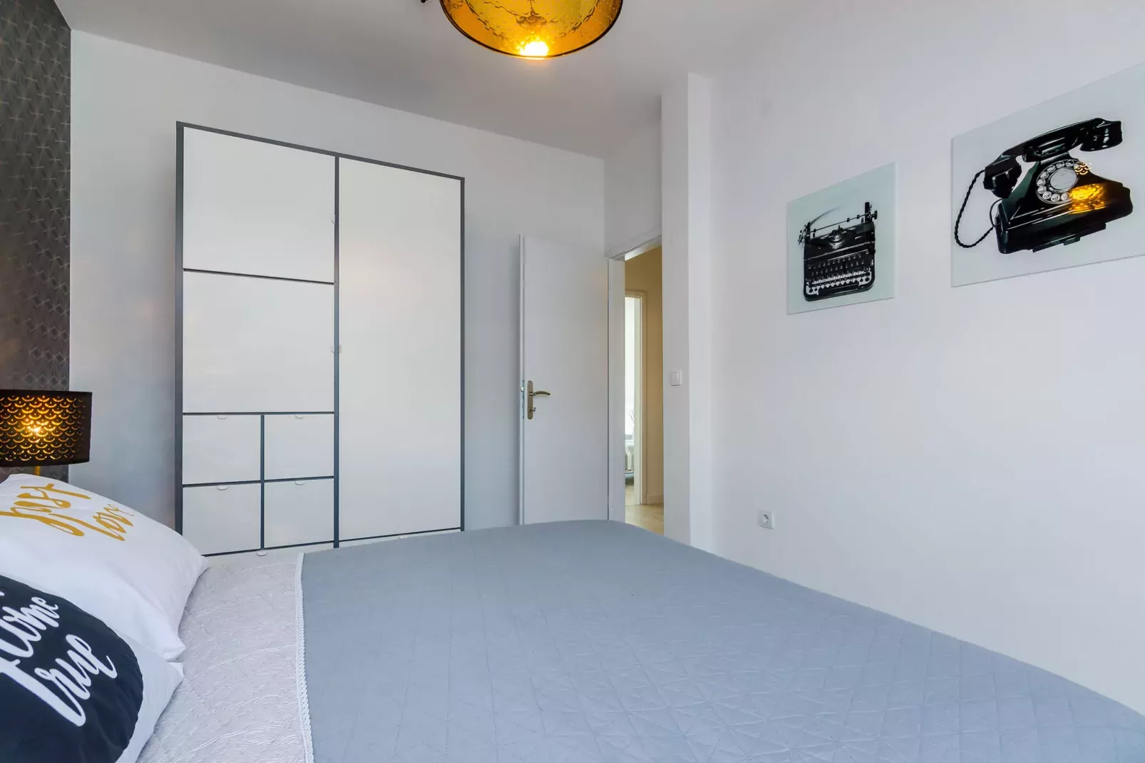 Apartment Sea Shell - Triplex Three-Bedroom Apartment with Terrace-Slaapkamer