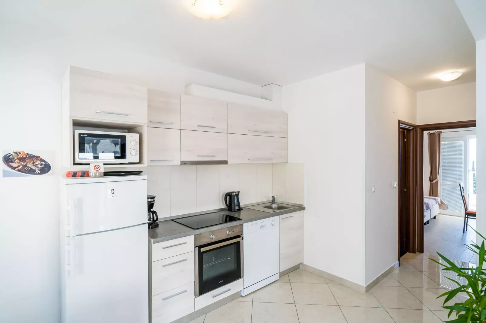 Villa Samba - Two-Bedroom Apartment with Terrace and Sea View - A4+1-Keuken
