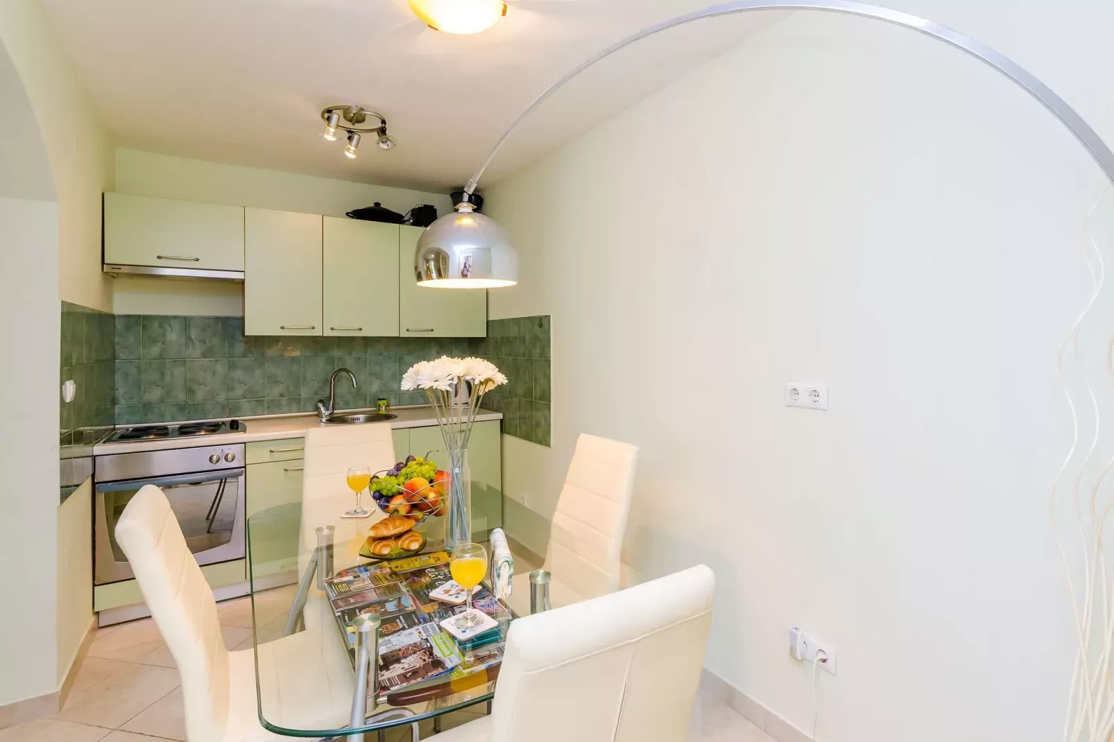 Apartment Kalea - One Bedroom Apartment with Terrace A2+2-Eetkamer